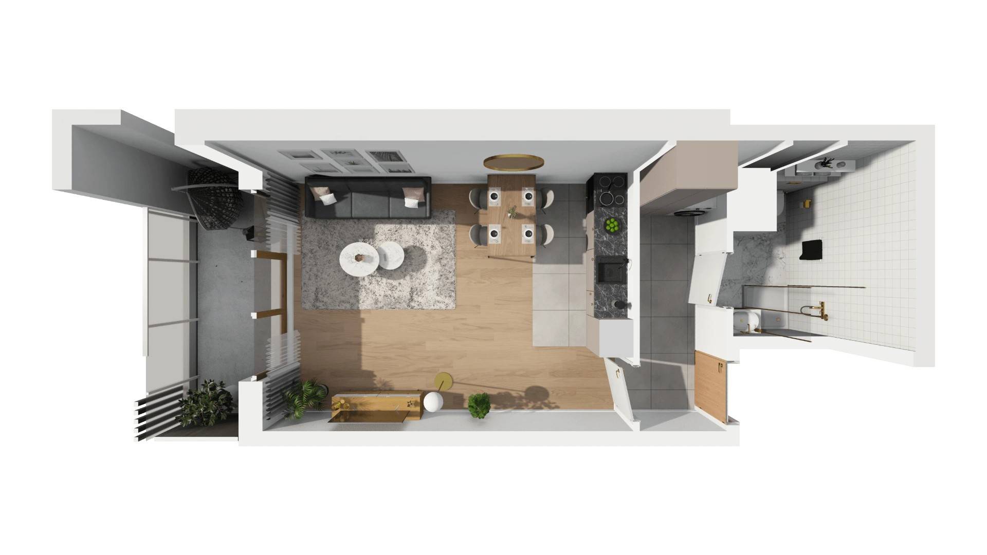 GOCŁAVIA – inwestycja ED Invest - lokal B.03.45
