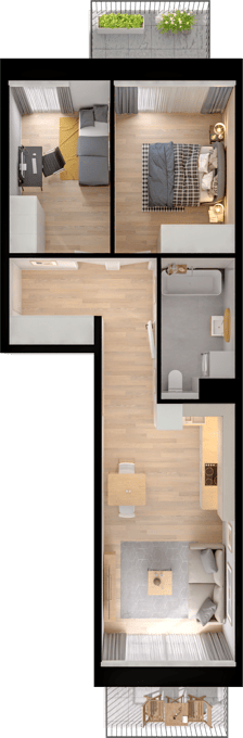 Nova Viva Garden – inwestycja Victoria Dom - lokal 55, budynek A
