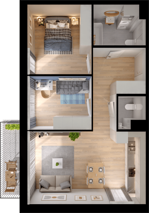 Nova Viva Garden – inwestycja Victoria Dom - lokal 31, budynek A