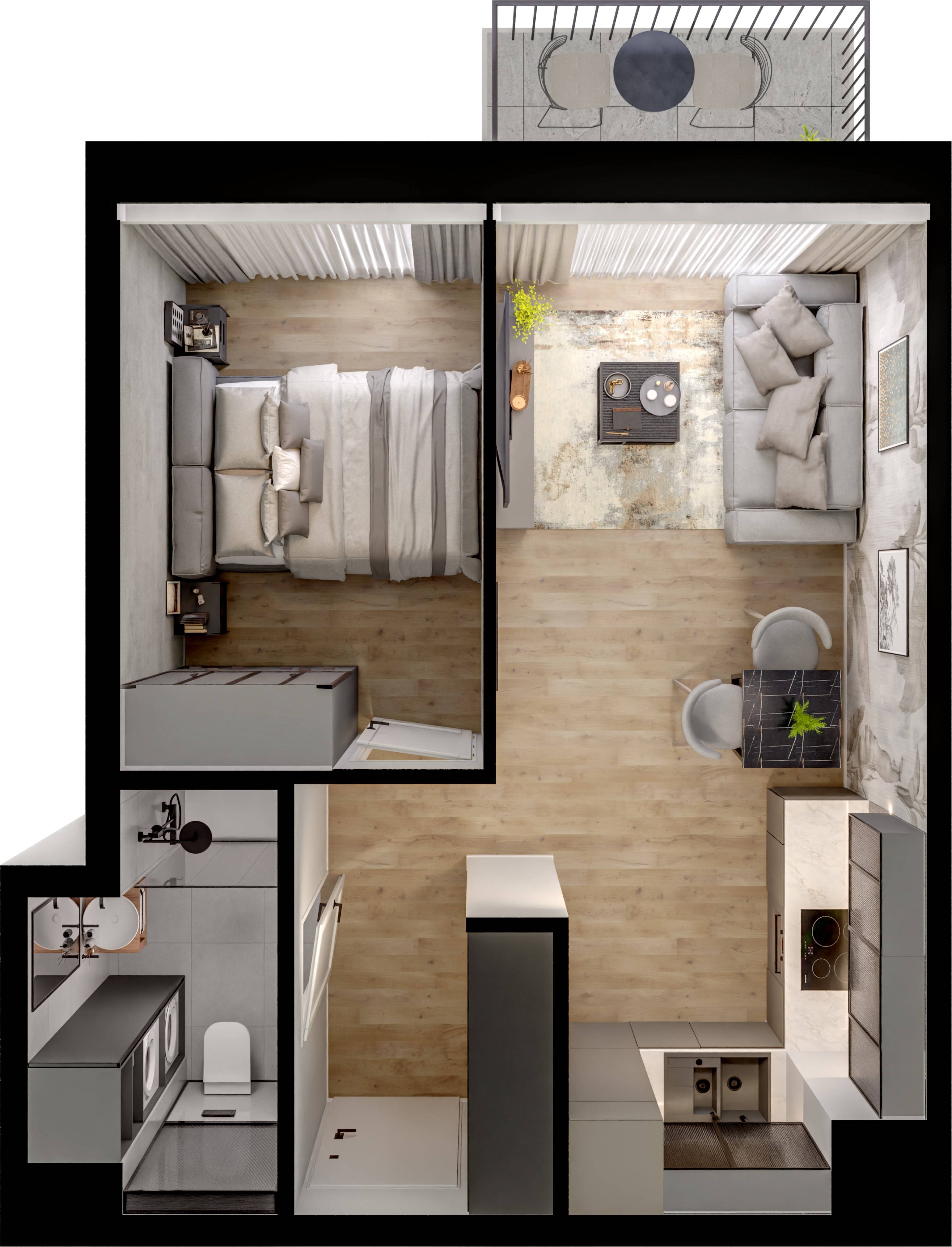 Concept Ćwiklińska – inwestycja Victoria Dom - lokal 107, budynek A