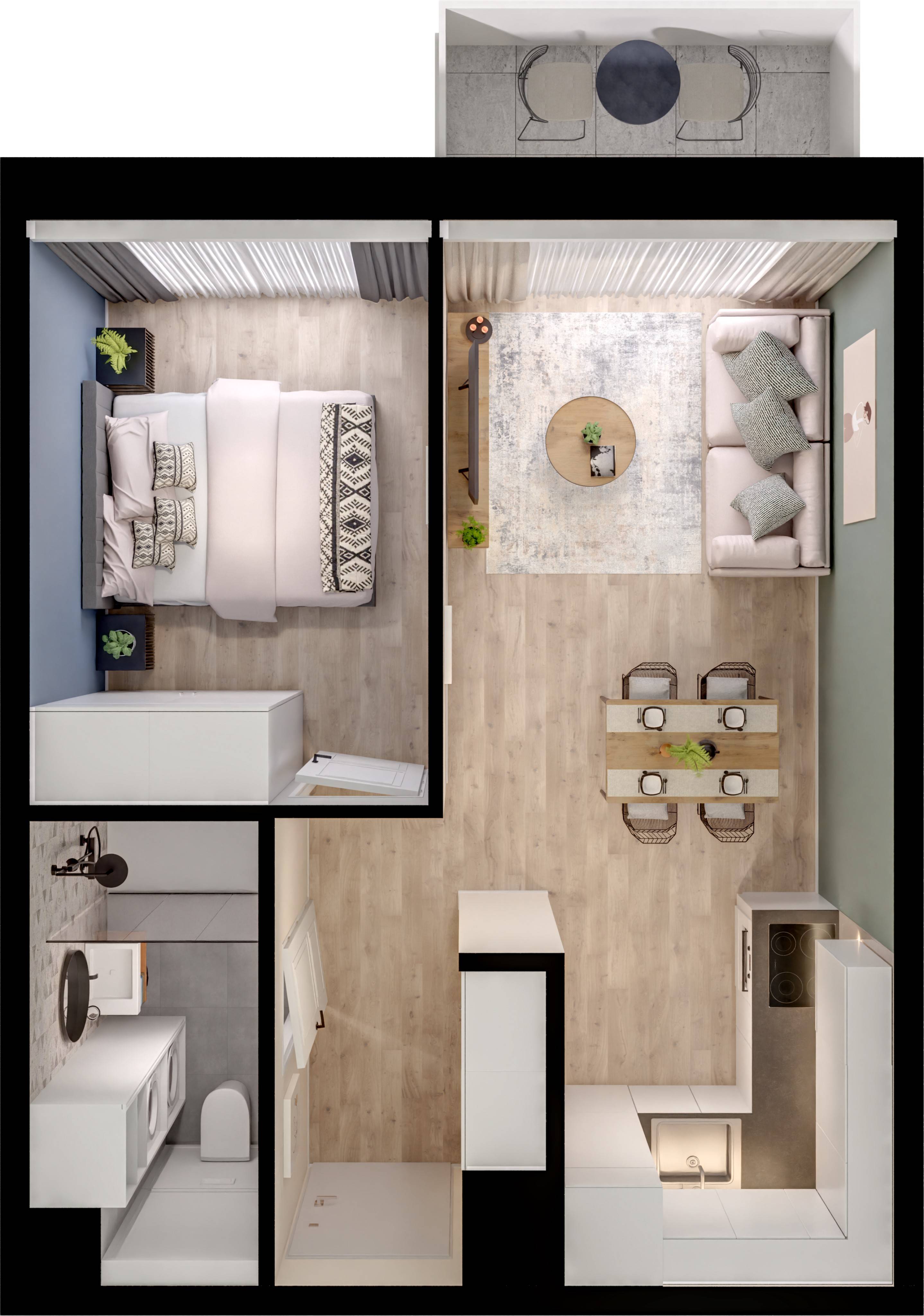 Concept Ćwiklińska – inwestycja Victoria Dom - lokal 74, budynek A