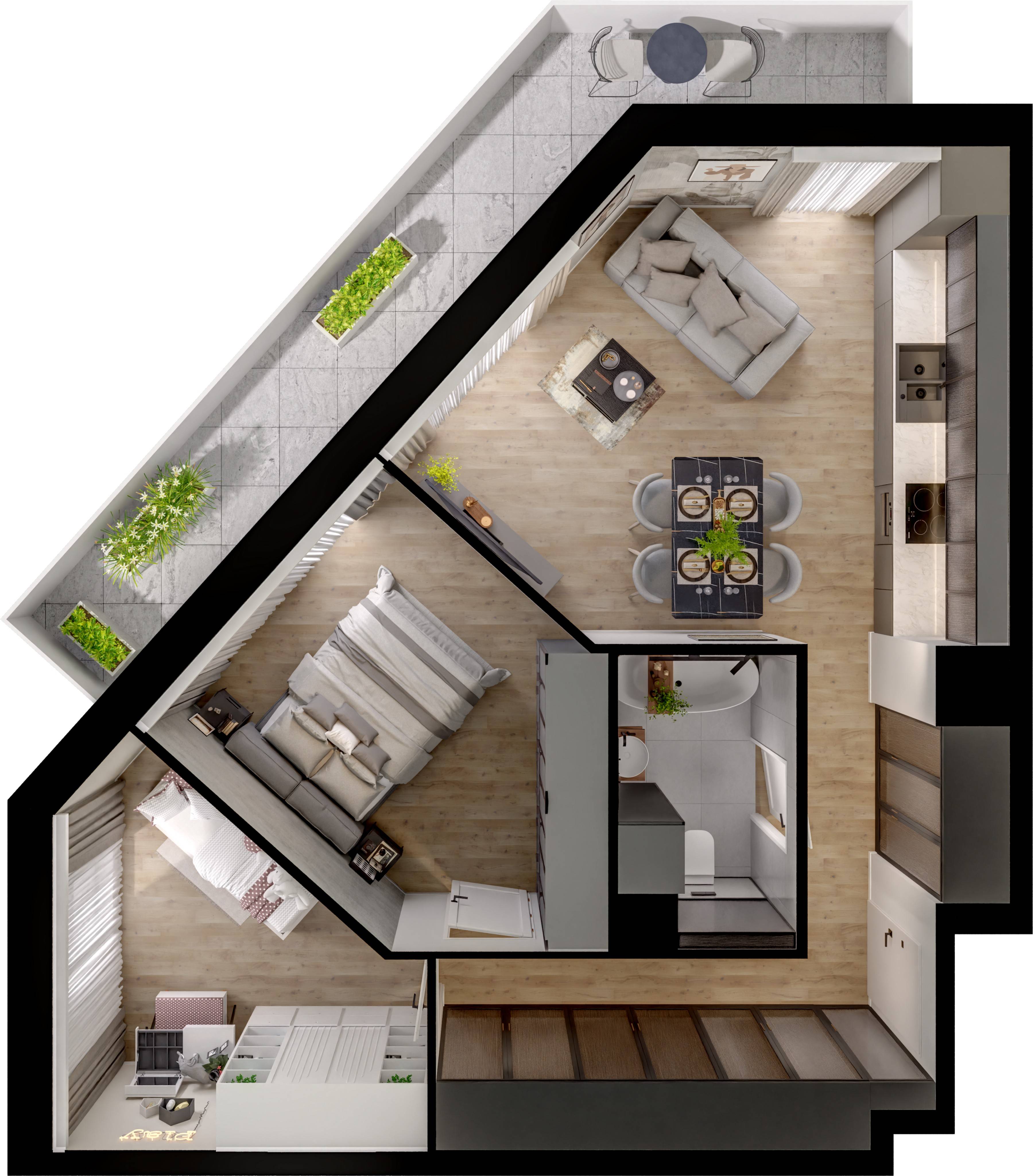 Concept Ćwiklińska – inwestycja Victoria Dom - lokal 53, budynek A