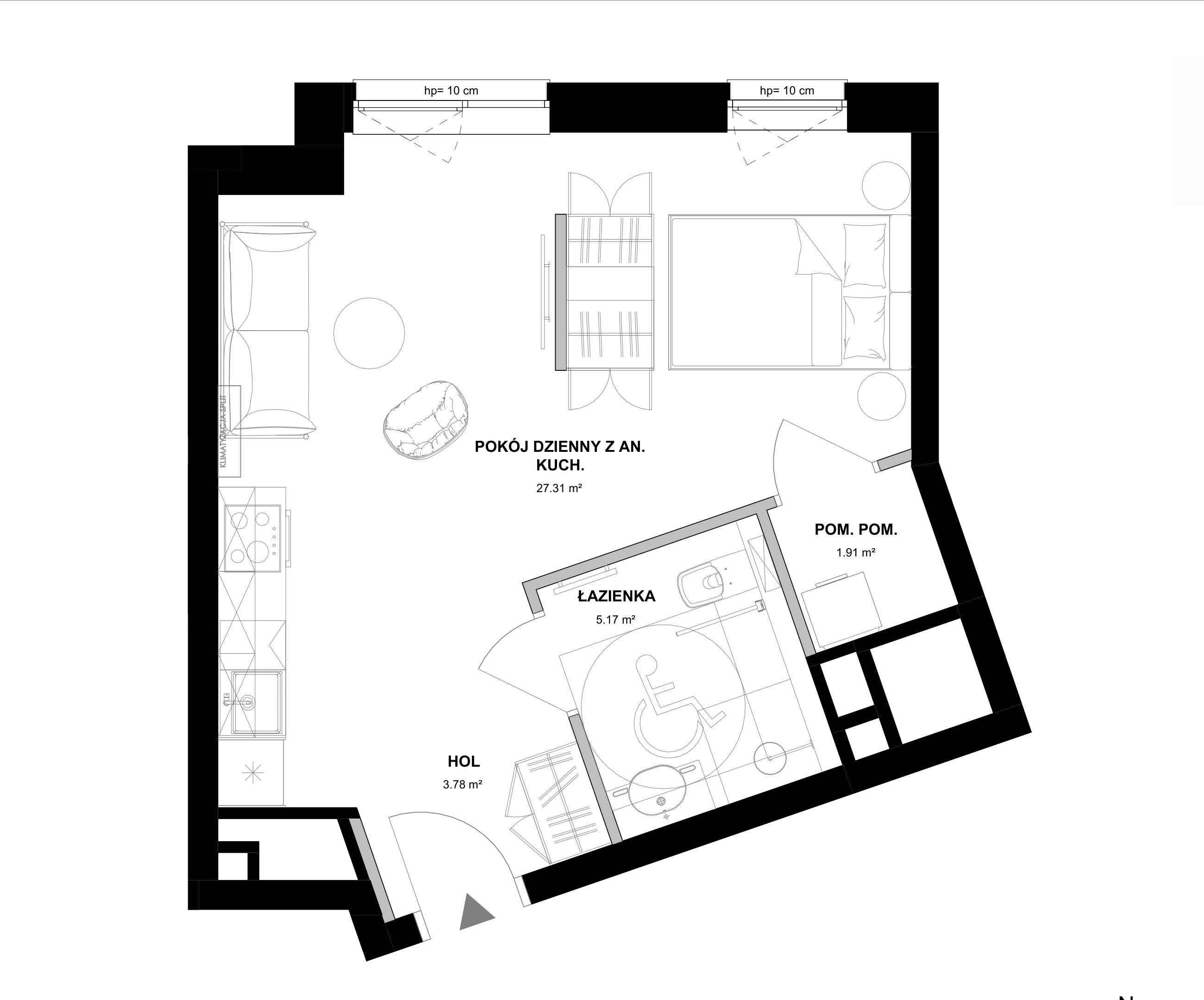 Wodopój Apartamenty – Gdańsk Stare Miasto - lokal 02.01