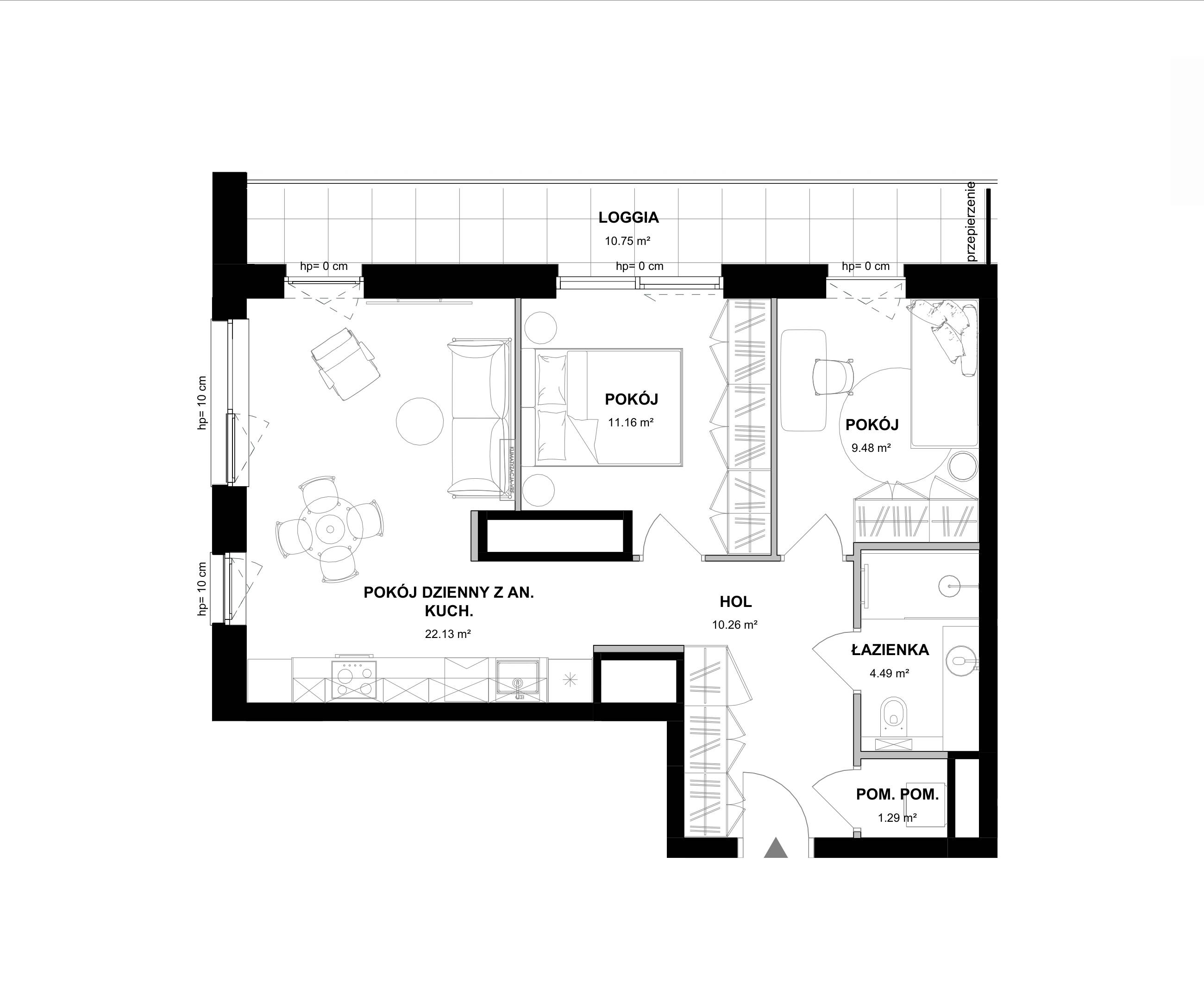 Wodopój Apartamenty – Gdańsk Stare Miasto - lokal 03.10