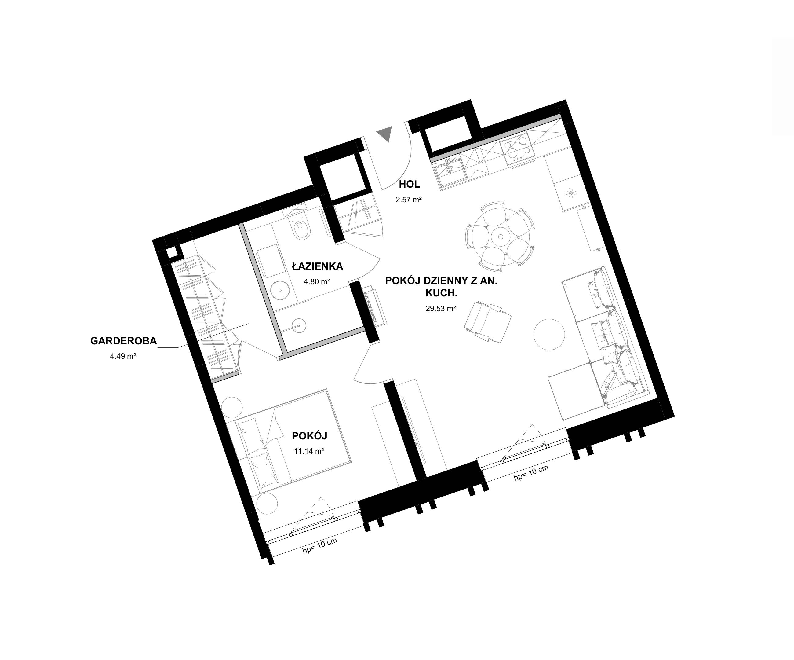 Wodopój Apartamenty – Gdańsk Stare Miasto - lokal 07.03