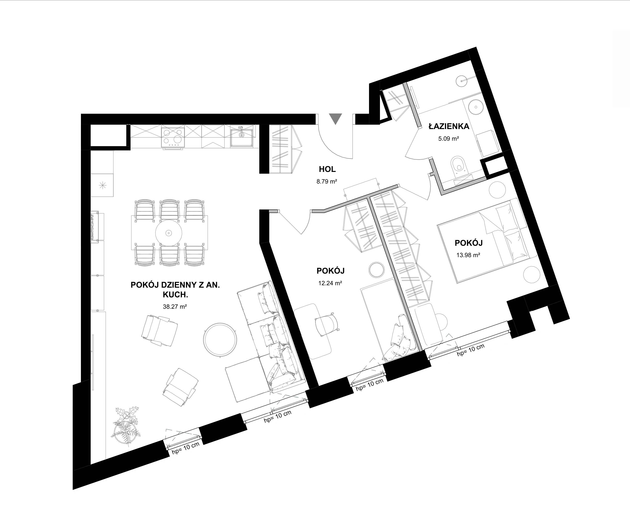 Wodopój Apartamenty – Gdańsk Stare Miasto - lokal 02.06