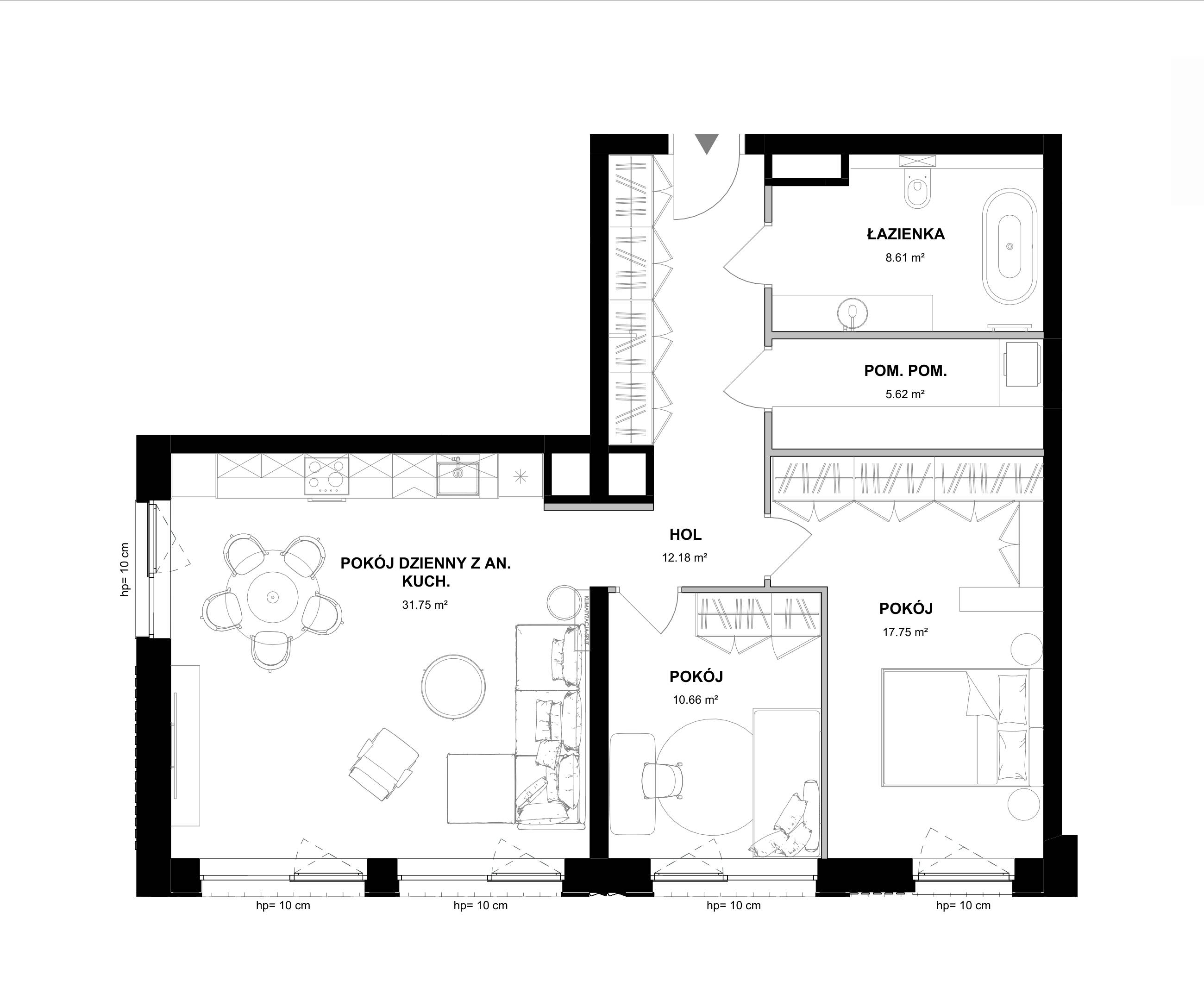 Wodopój Apartamenty – Gdańsk Stare Miasto - lokal 02.08