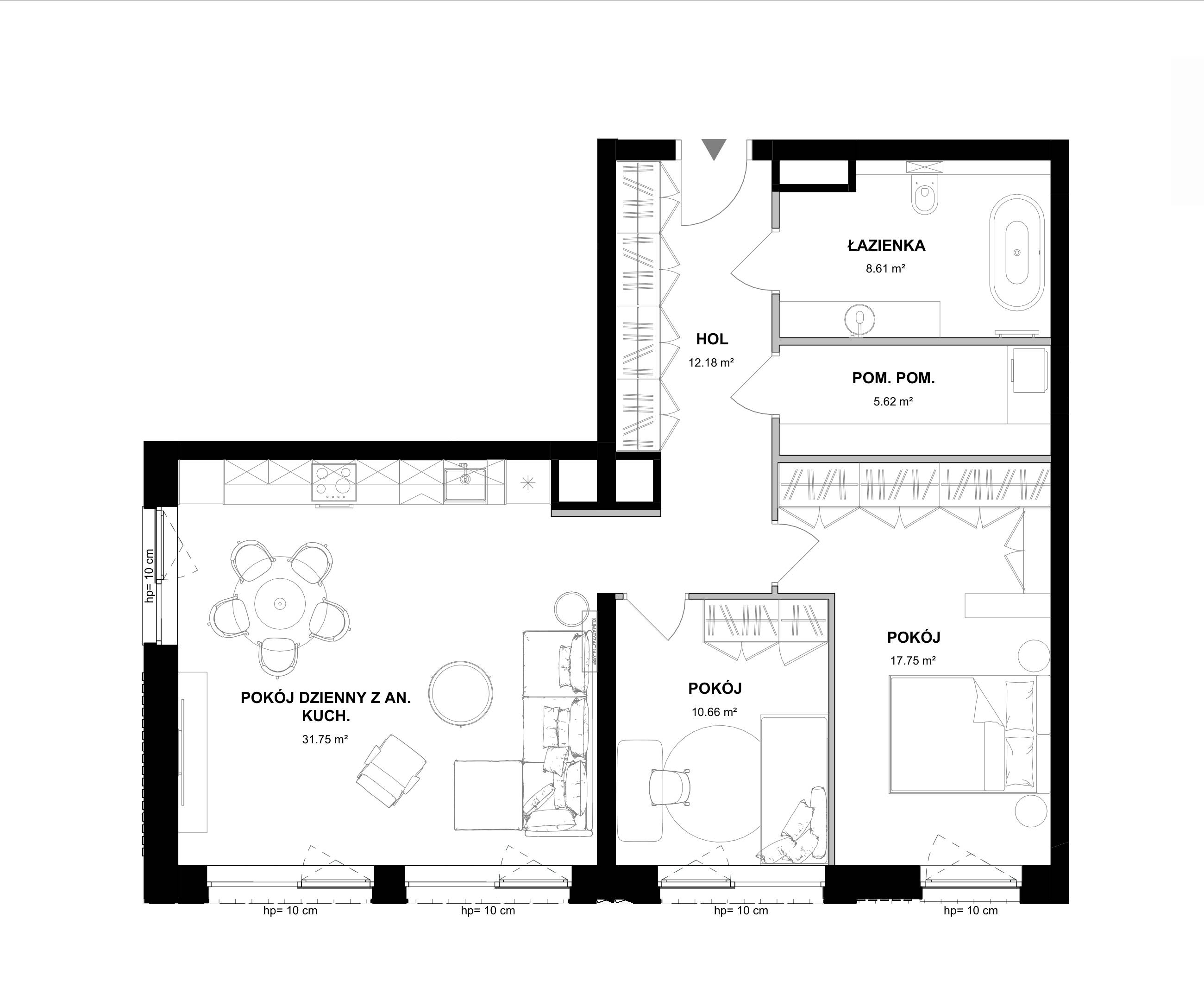 Wodopój Apartamenty – Gdańsk Stare Miasto - lokal 03.08