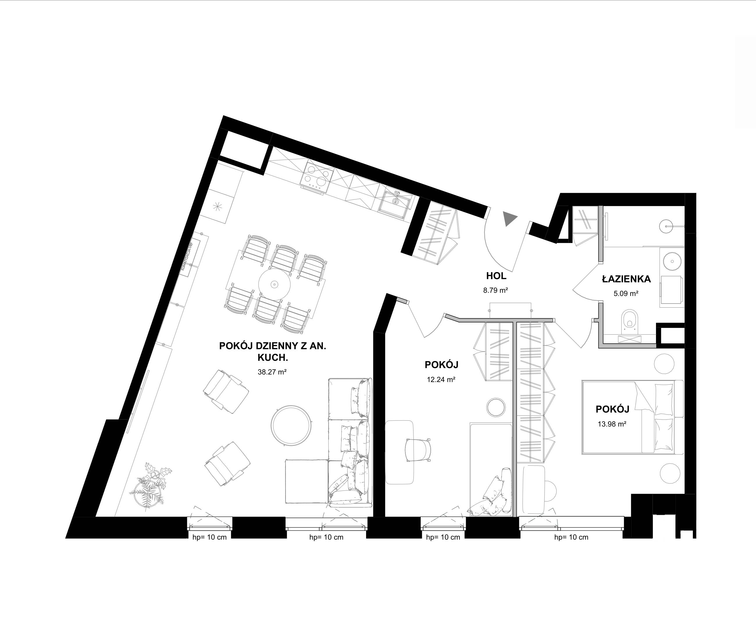 Wodopój Apartamenty – Gdańsk Stare Miasto - lokal 05.04