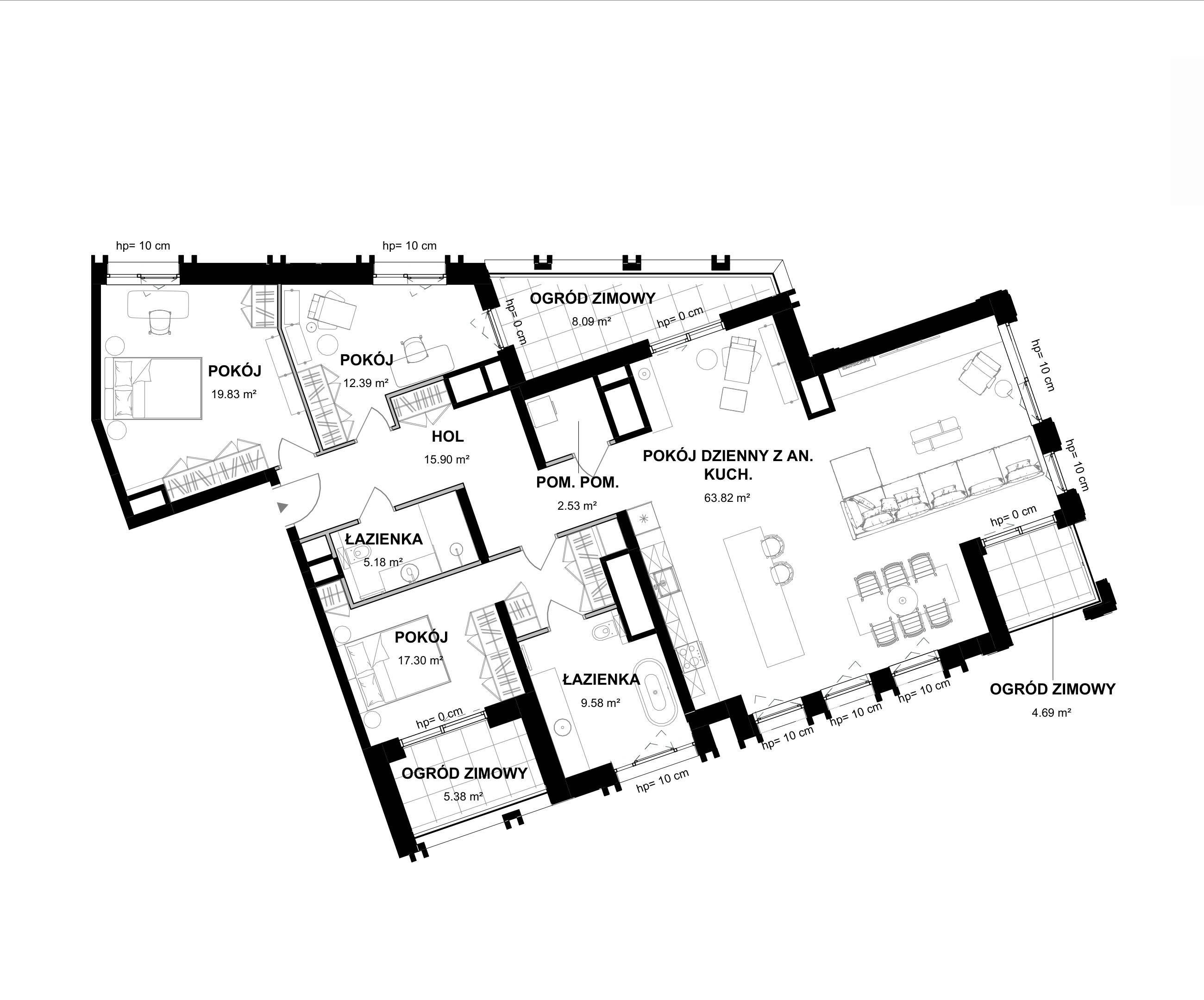 Wodopój Apartamenty – Gdańsk Stare Miasto - lokal 07.02