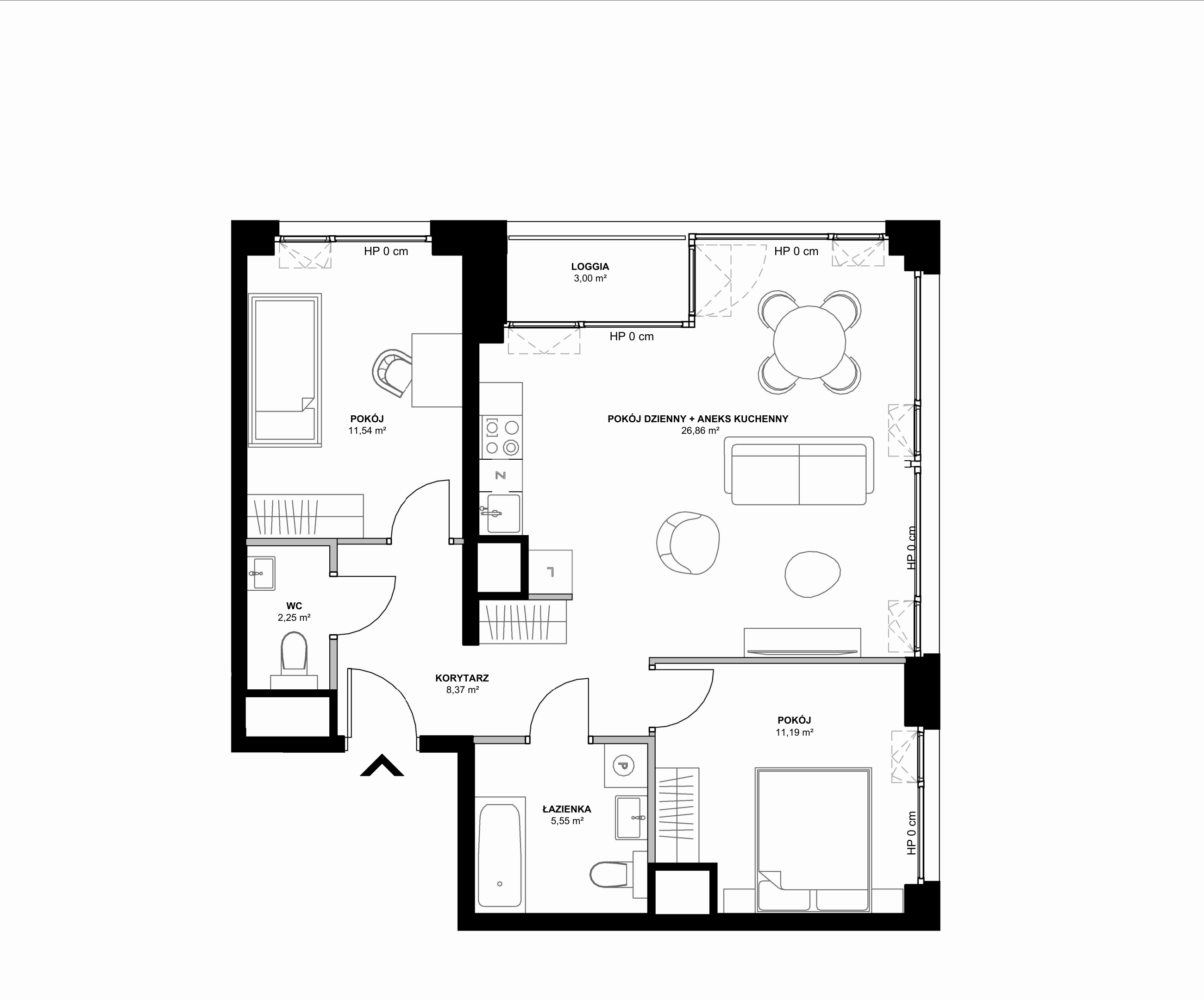 Kanwa Apartamenty – inwestycja Moderna Holding - lokal C.06.05