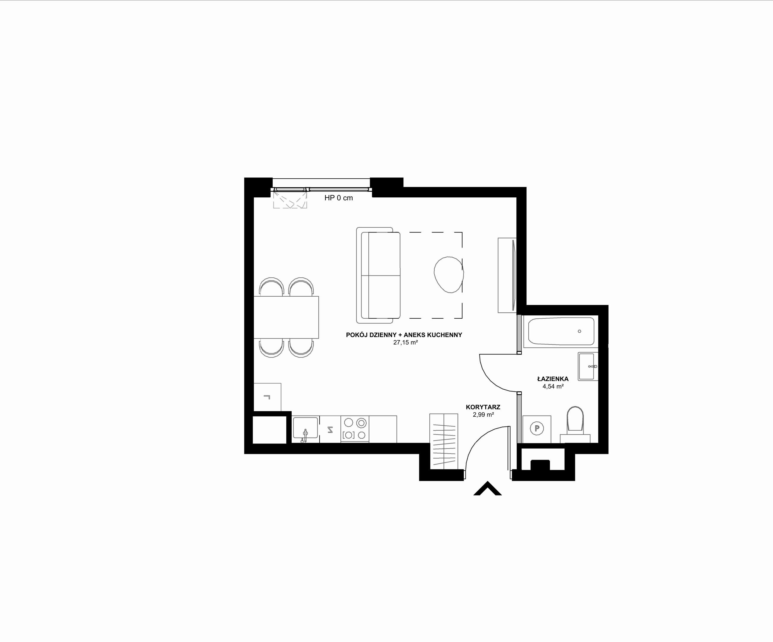 Kanwa Apartamenty – inwestycja Moderna Holding - lokal B – B.06.07