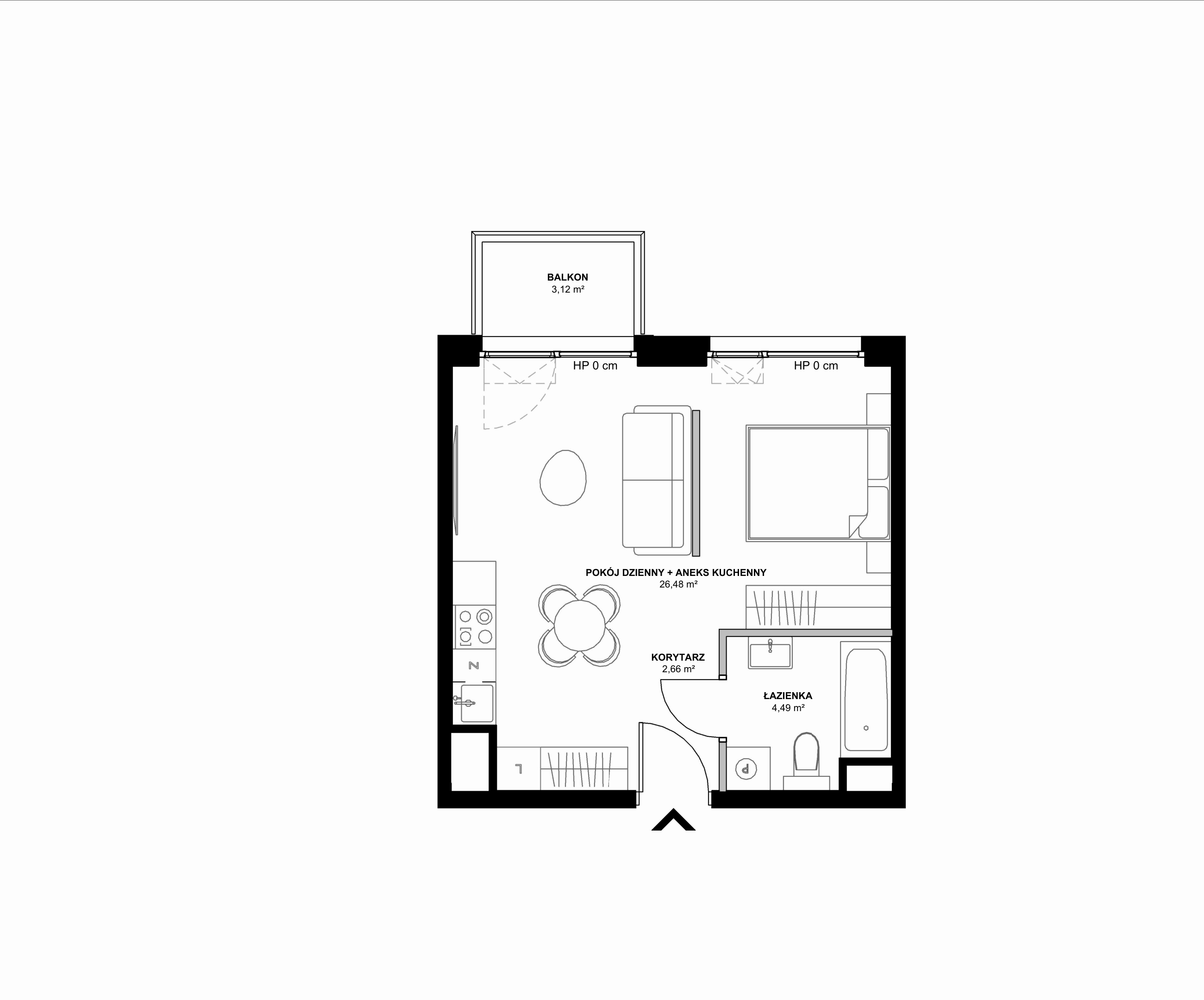Kanwa Apartamenty – inwestycja Moderna Holding - lokal B – B.06.04