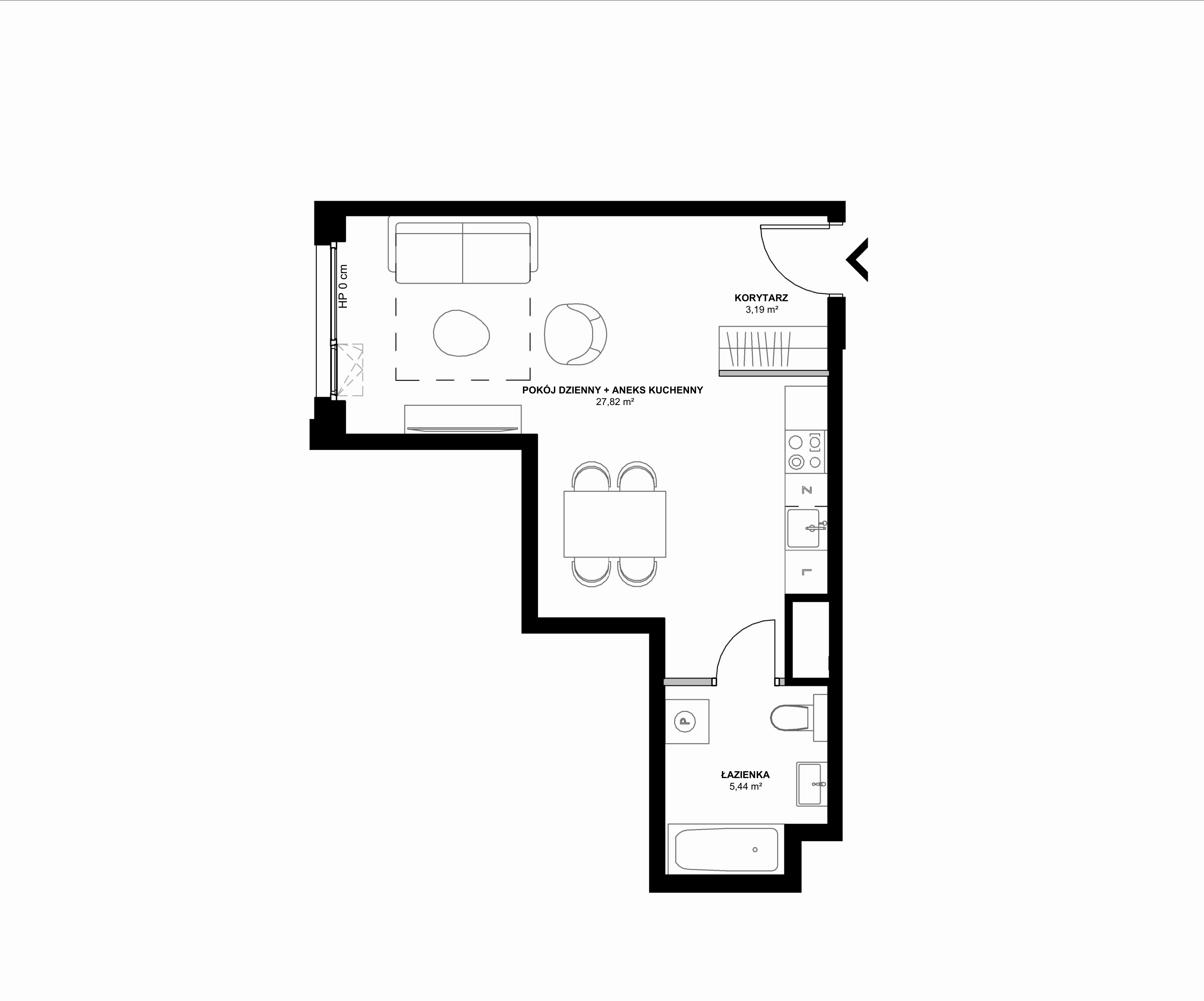 Kanwa Apartamenty – inwestycja Moderna Holding - lokal C.05.02