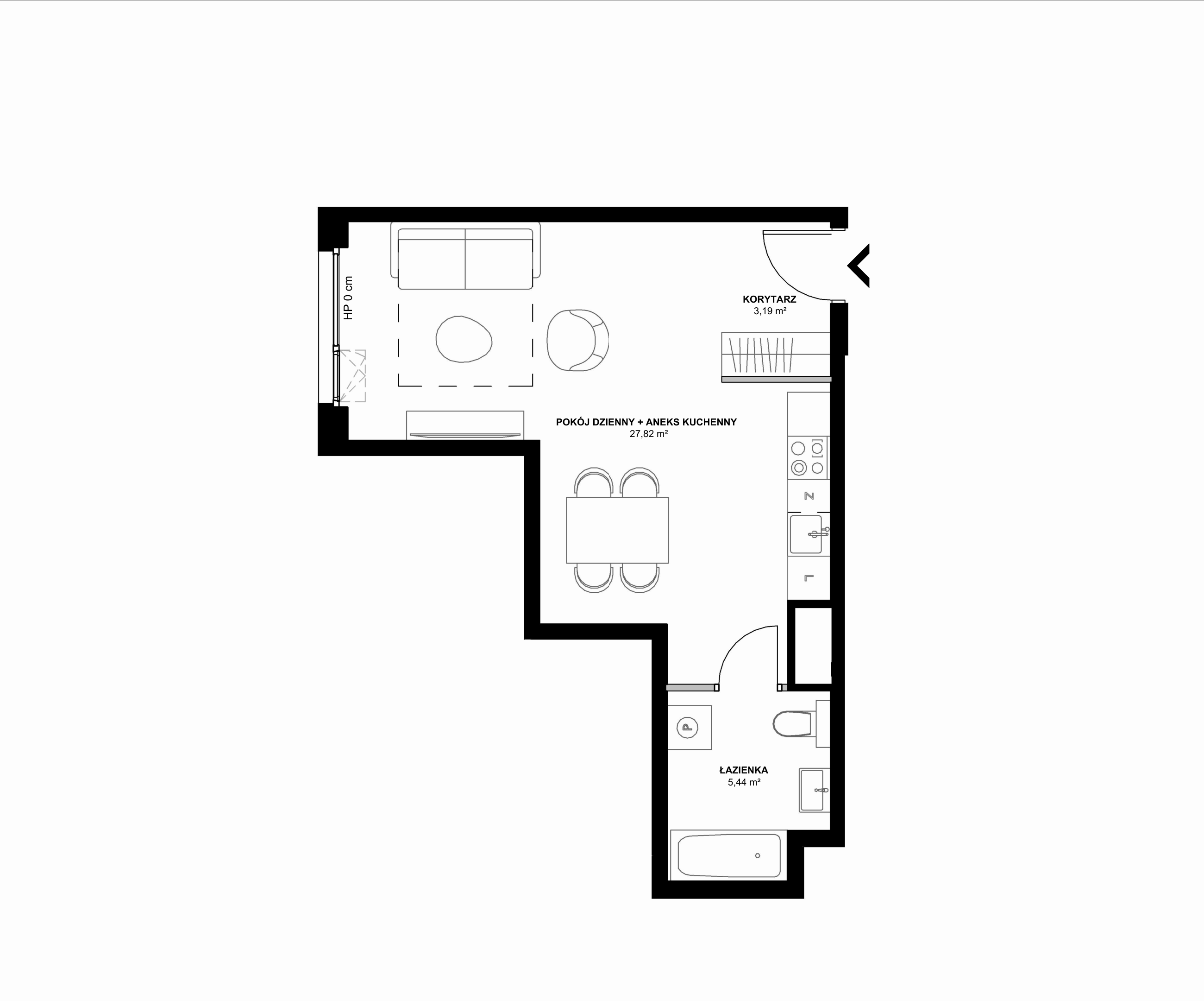 Kanwa Apartamenty – inwestycja Moderna Holding - lokal C.07.02