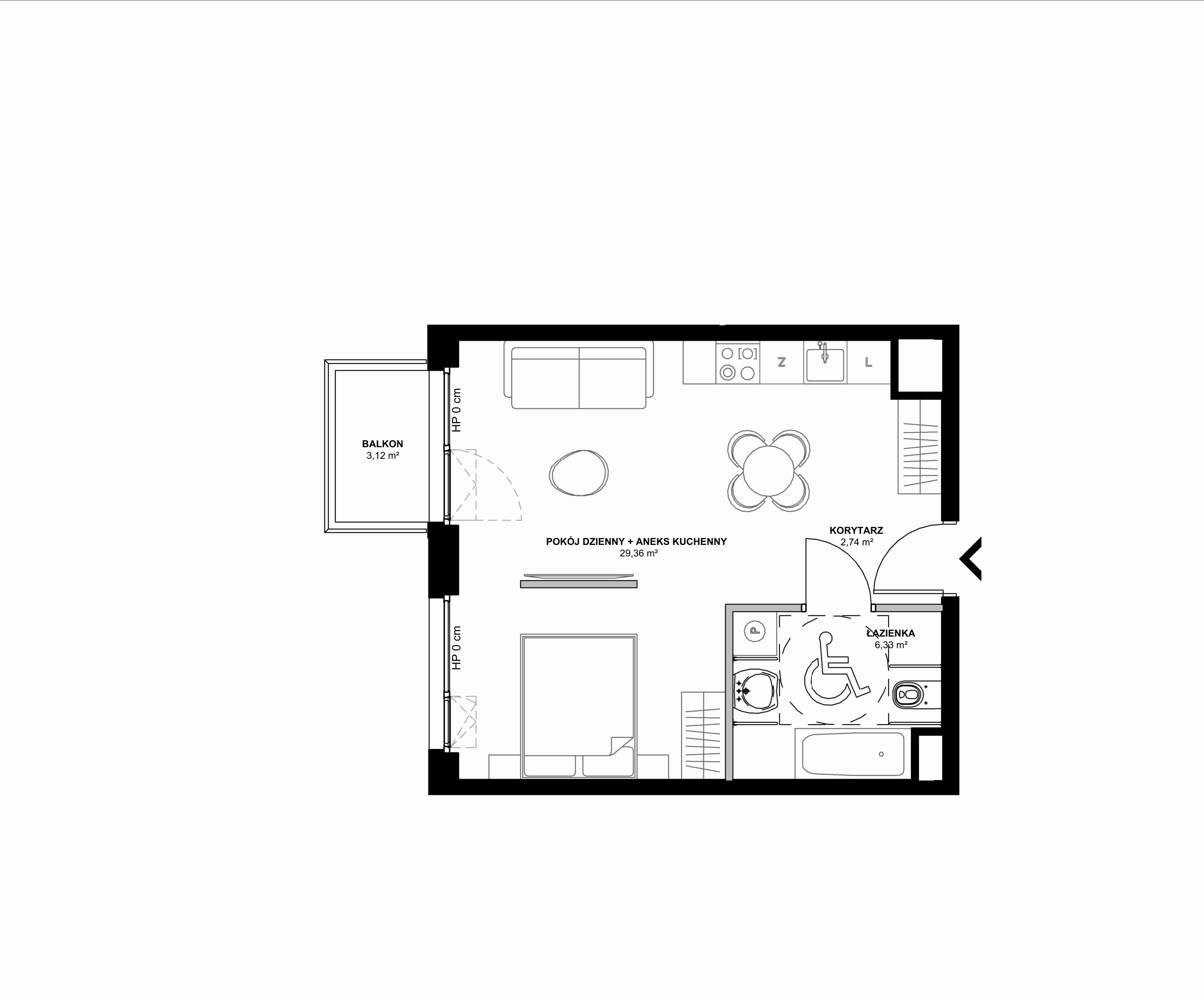 Kanwa Apartamenty – inwestycja Moderna Holding - lokal C.06.03