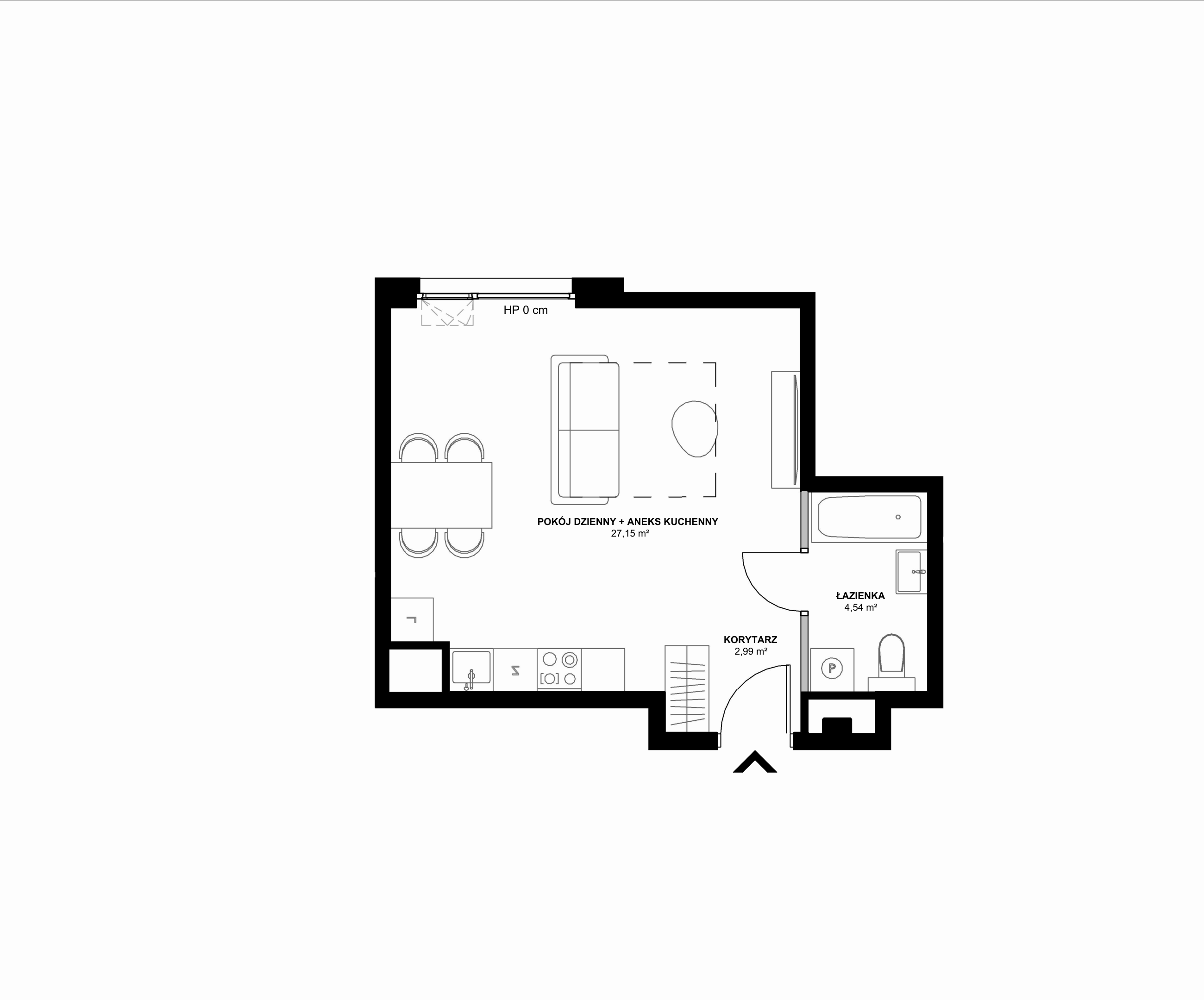 Kanwa Apartamenty – inwestycja Moderna Holding - lokal B – B.03.07