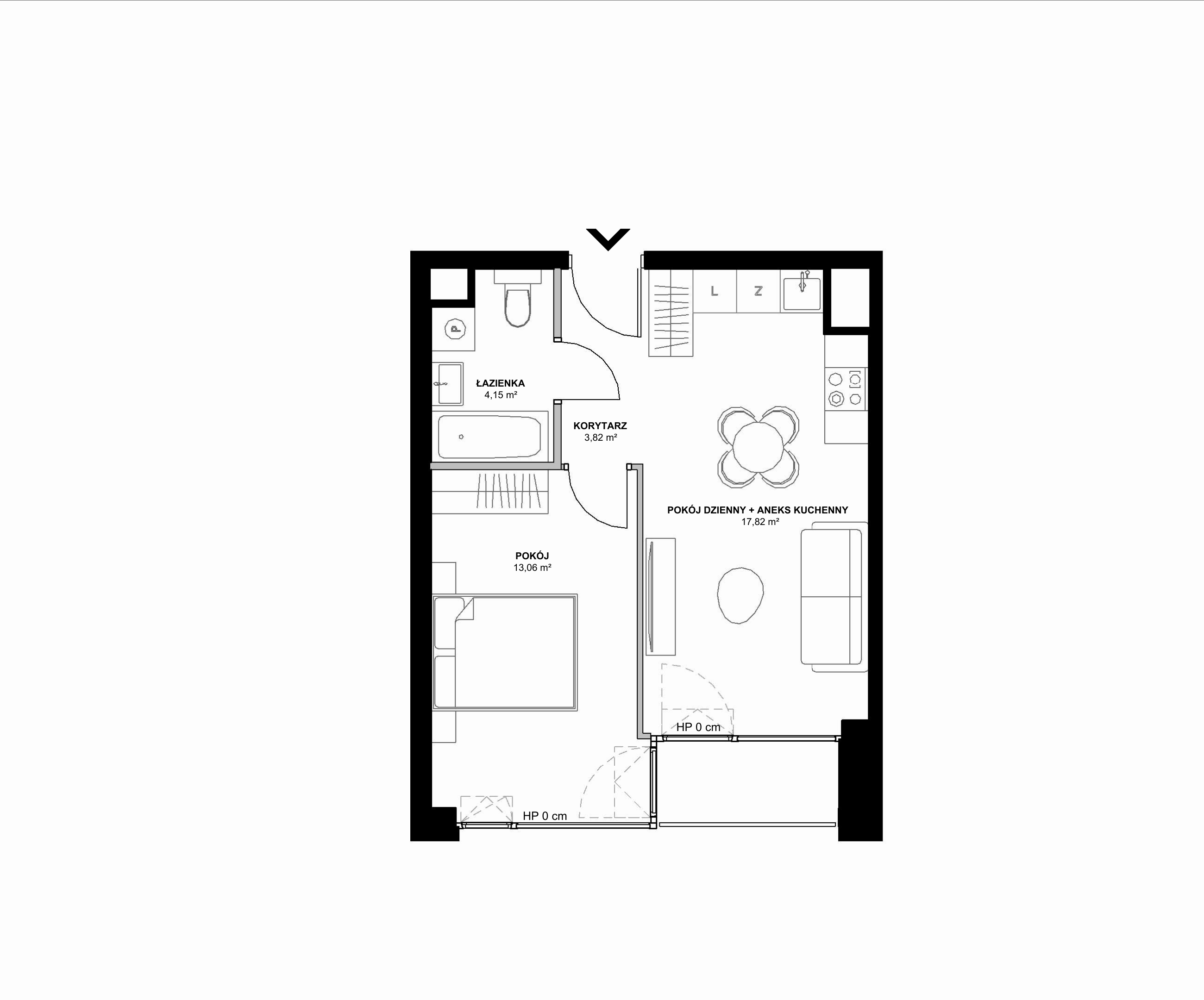 Kanwa Apartamenty – inwestycja Moderna Holding - lokal B – B.07.10 v2