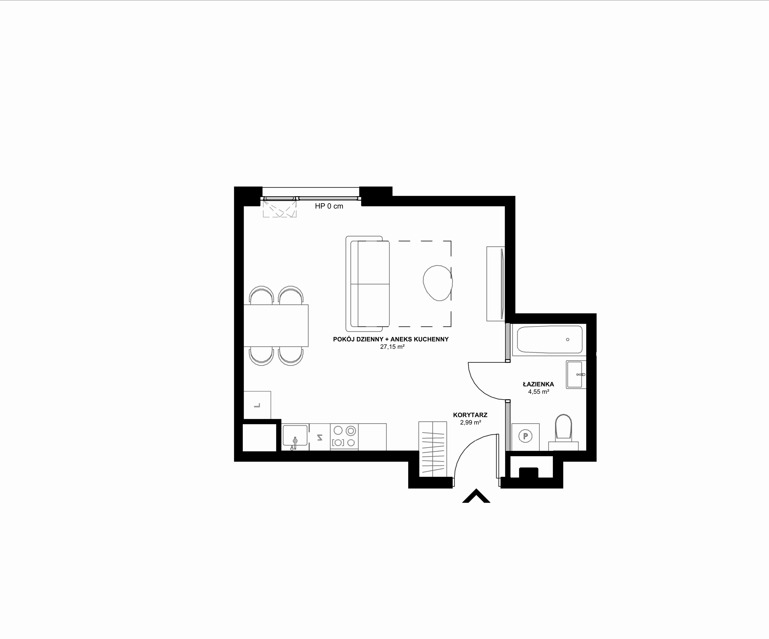 Kanwa Apartamenty – inwestycja Moderna Holding - lokal B – B.04.07
