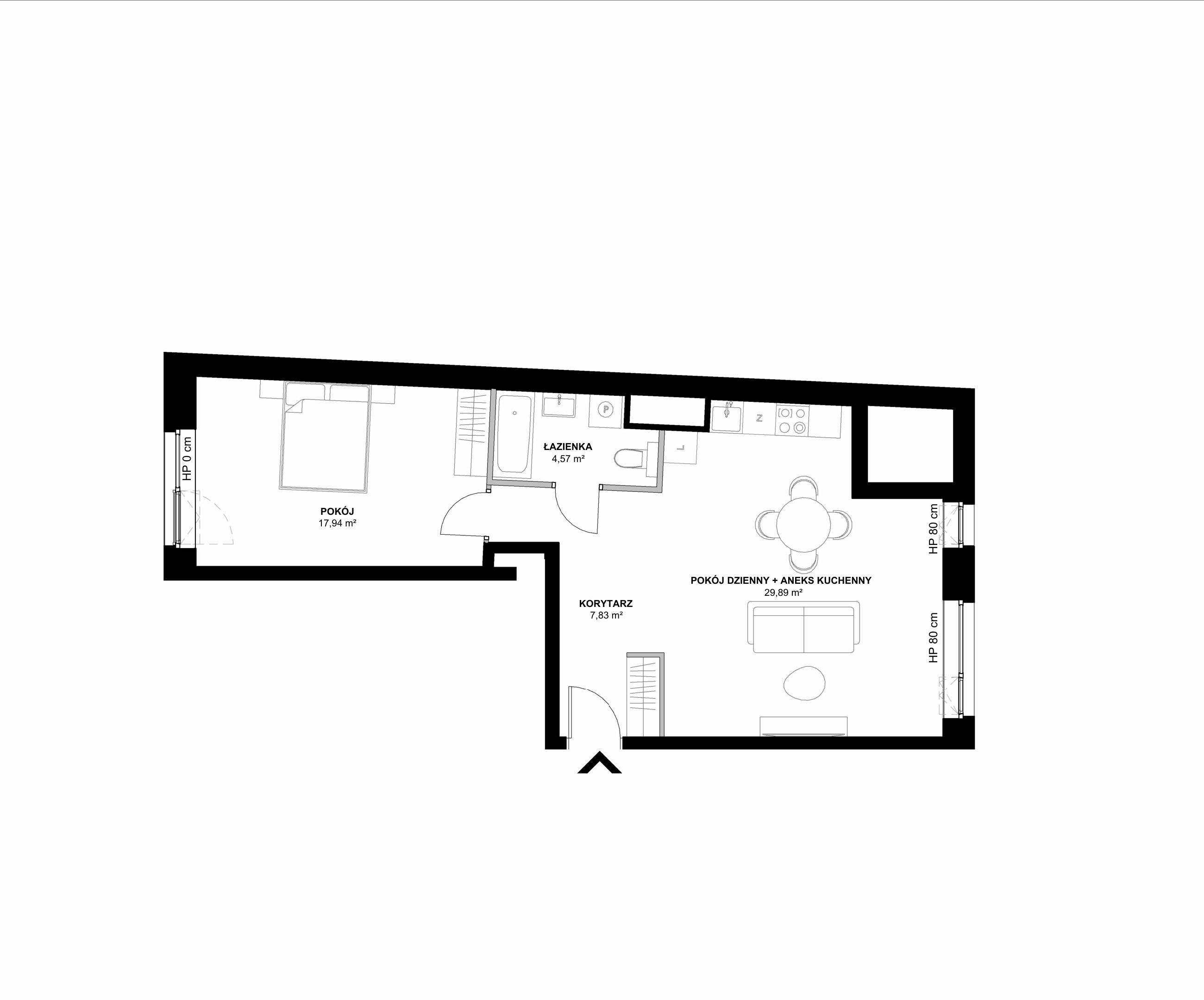 Kanwa Apartamenty – inwestycja Moderna Holding - lokal A – A.01.10
