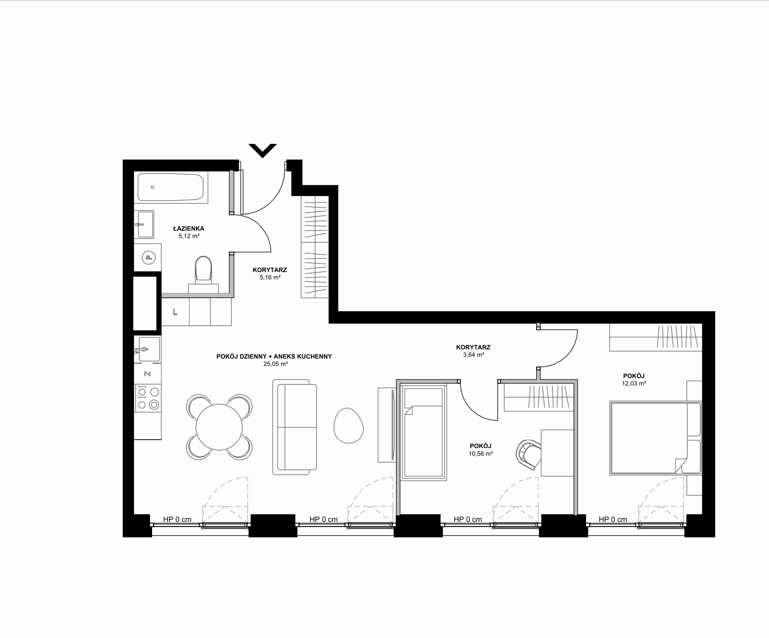 Kanwa Apartamenty – inwestycja Moderna Holding - lokal B – B.01.01