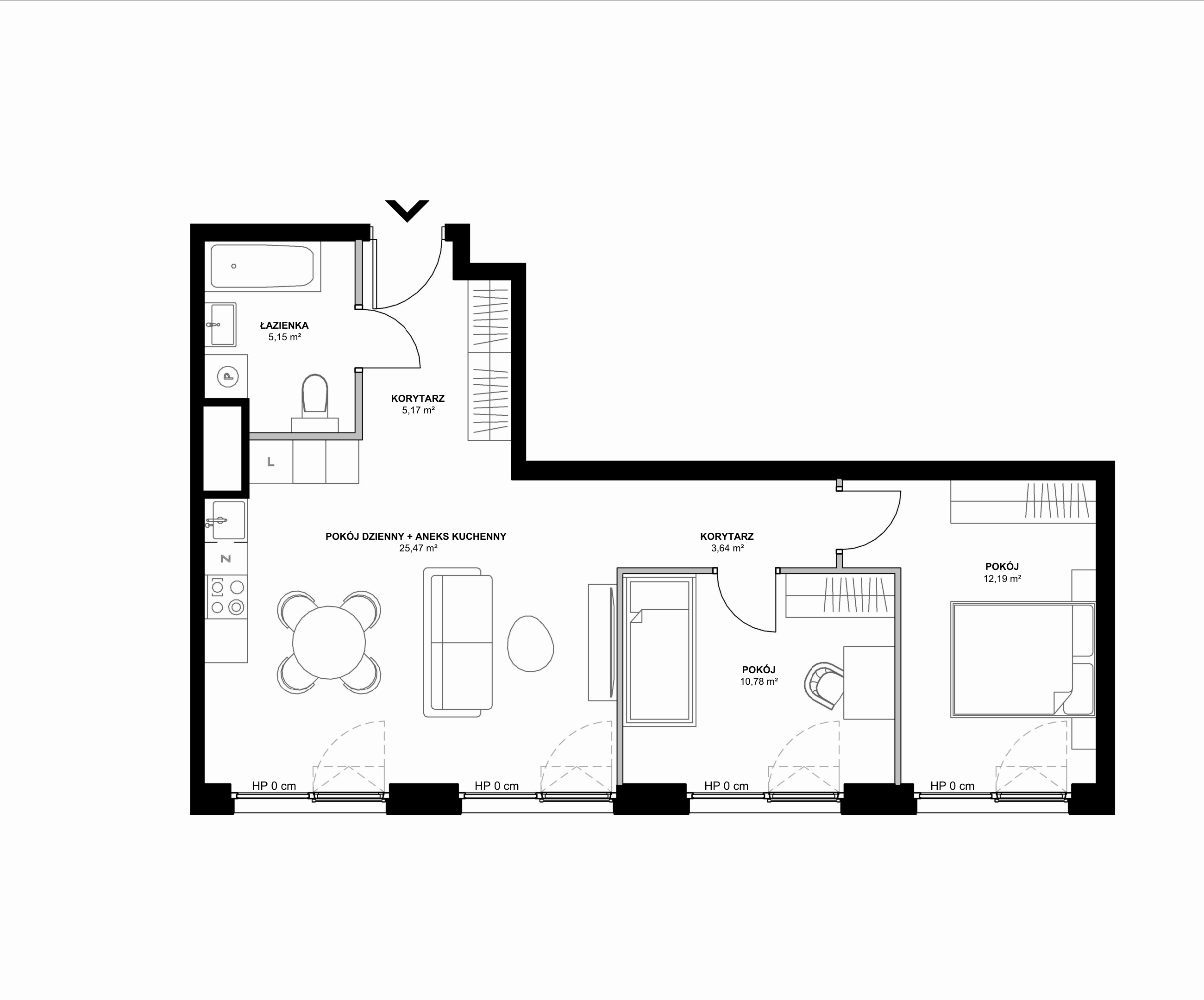 Kanwa Apartamenty – inwestycja Moderna Holding - lokal B – B.02.01