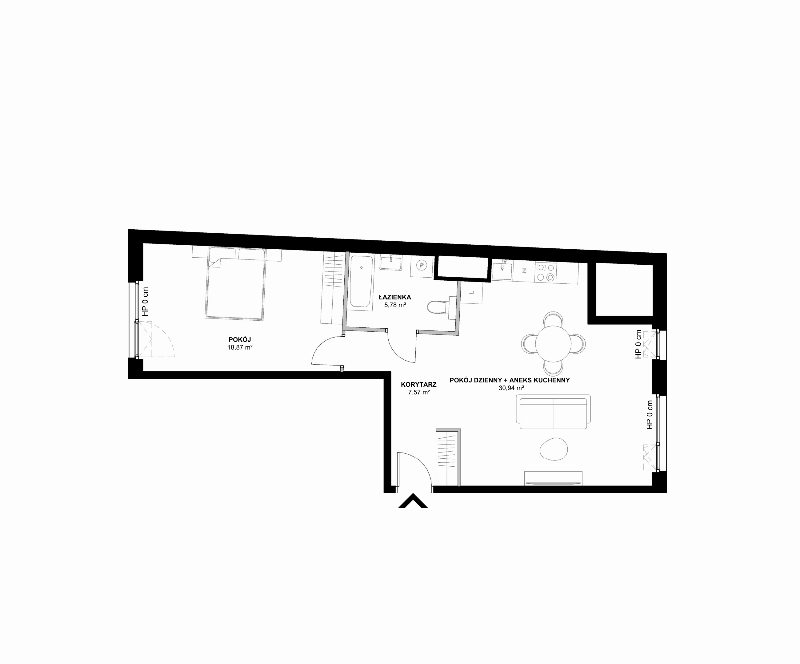 Kanwa Apartamenty – inwestycja Moderna Holding - lokal A – A.06.08