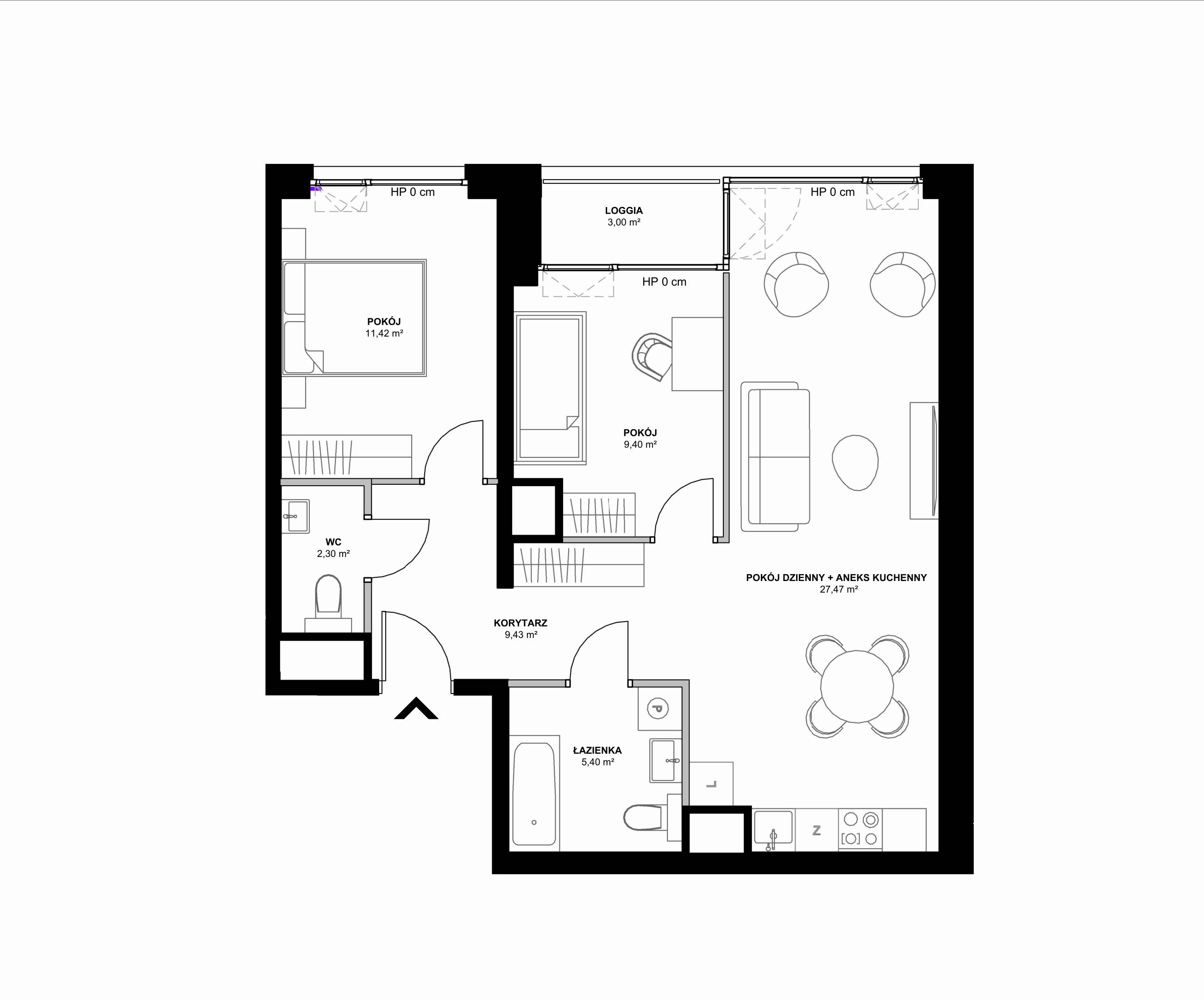 Kanwa Apartamenty – inwestycja Moderna Holding - lokal C.04.05