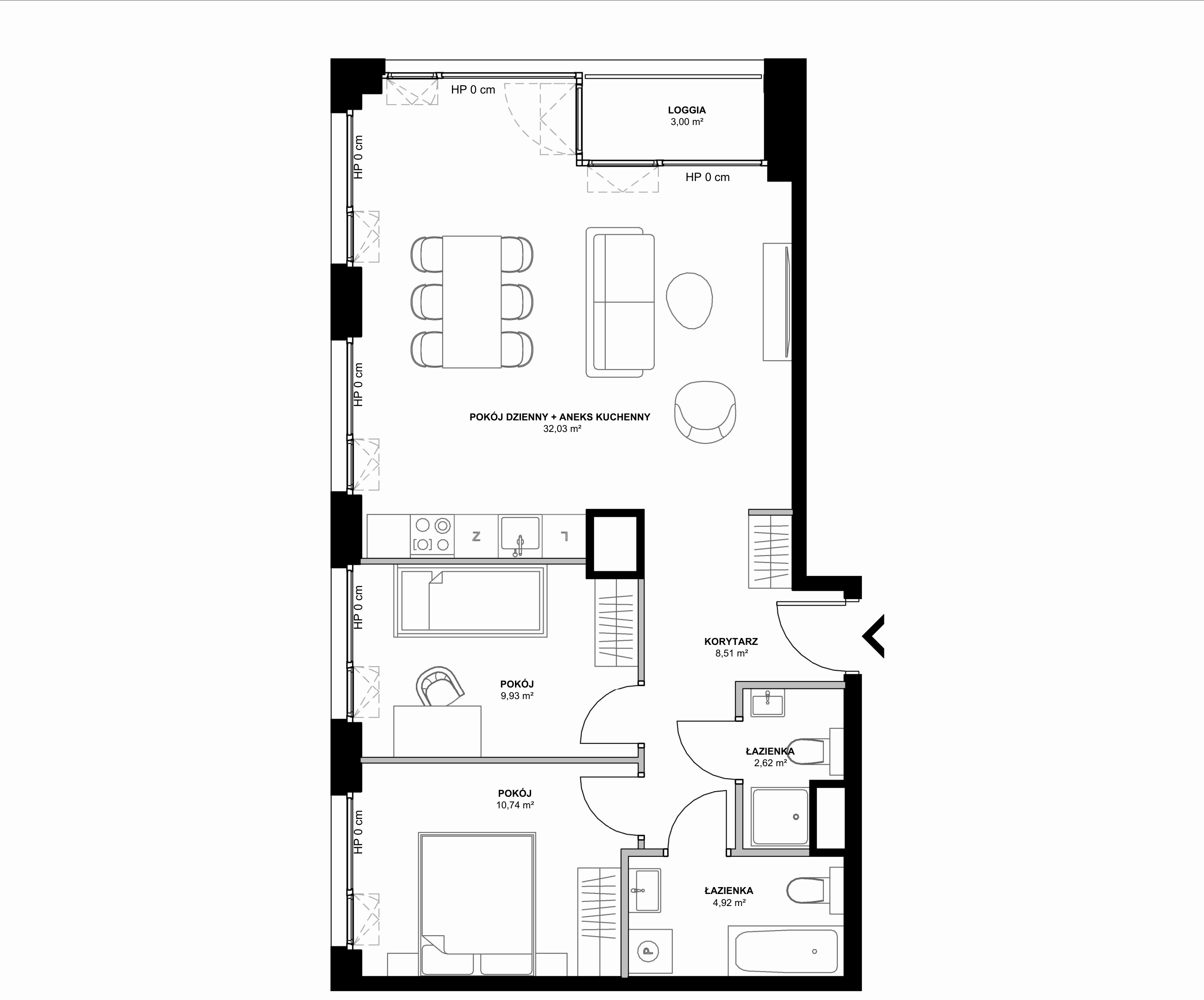 Kanwa Apartamenty – inwestycja Moderna Holding - lokal C.06.04