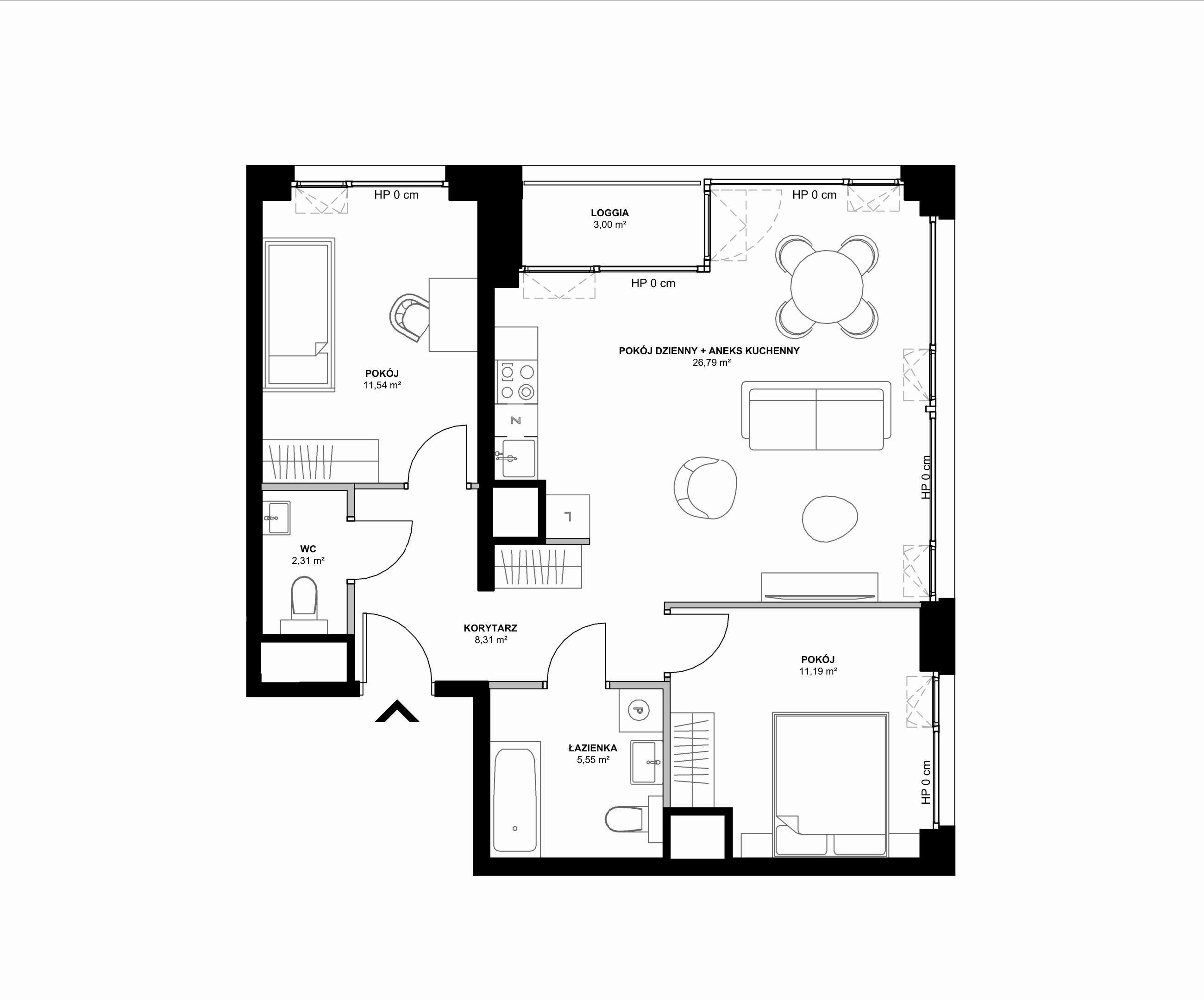 Kanwa Apartamenty – inwestycja Moderna Holding - lokal C.05.05