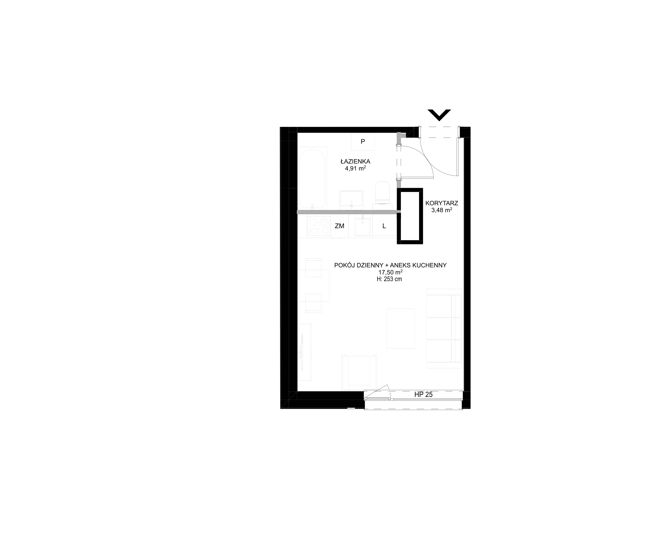 Spot Apartamenty – inwestycja Moderna Holding - lokal A – A.2.9