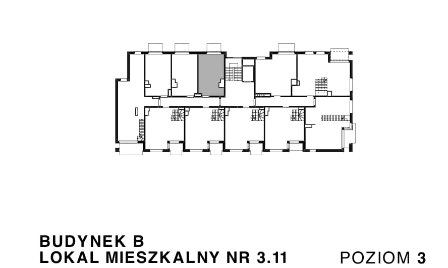 Spot Apartamenty – inwestycja Moderna Holding - lokal B – B.3.11