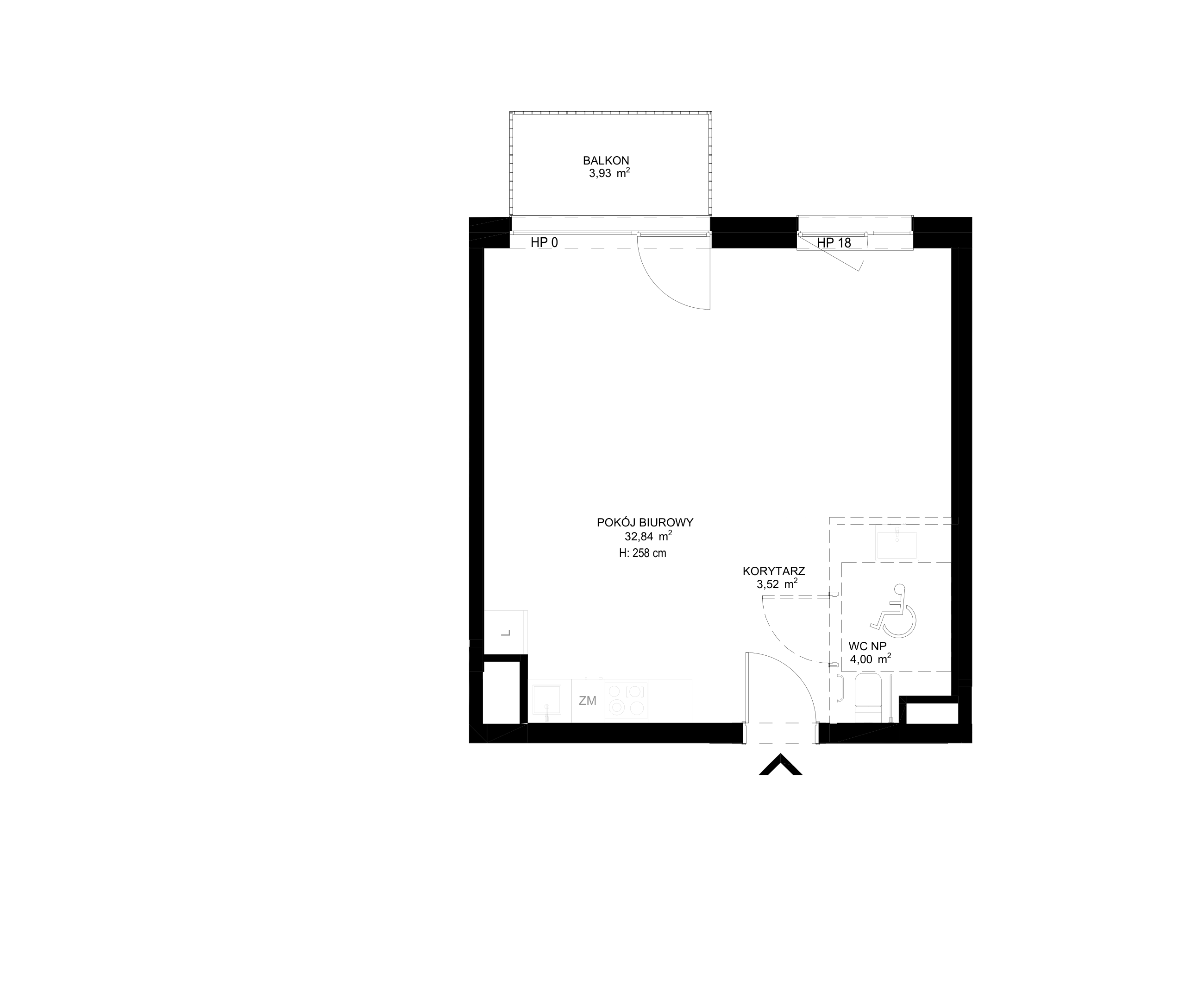 Spot Apartamenty – inwestycja Moderna Holding - lokal C – C.2.1