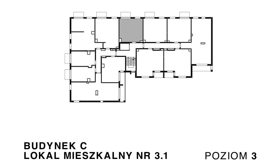Spot Apartamenty – inwestycja Moderna Holding - lokal C – C.3.1