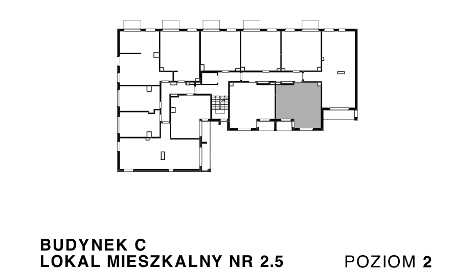 Spot Apartamenty – inwestycja Moderna Holding - lokal C – C.2.5