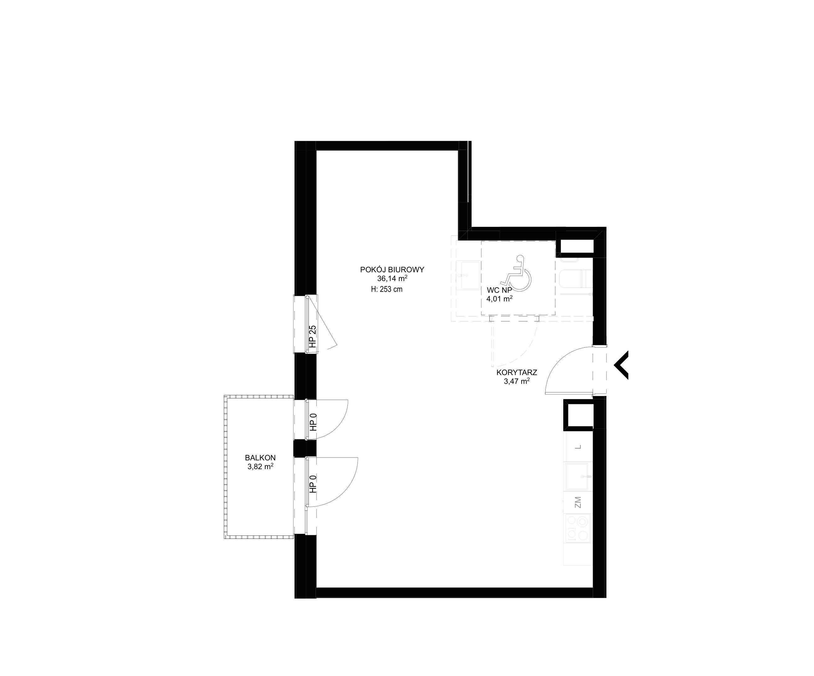 Spot Apartamenty – inwestycja Moderna Holding - lokal A – A.2.12