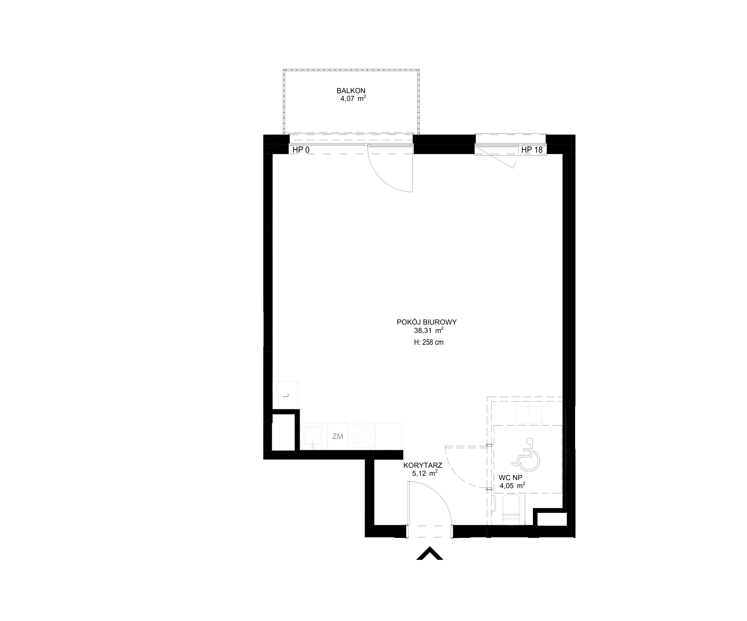 Spot Apartamenty – inwestycja Moderna Holding - lokal C – C.3.12
