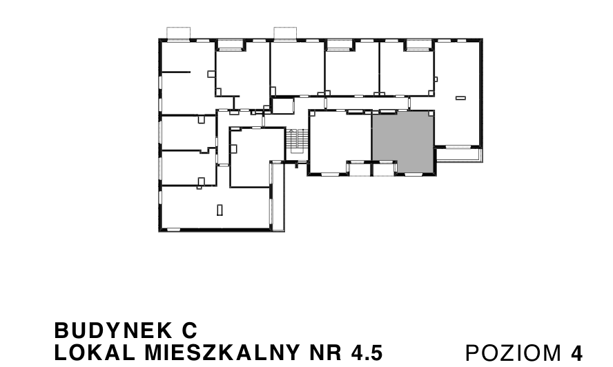 Spot Apartamenty – inwestycja Moderna Holding - lokal C – C.4.5