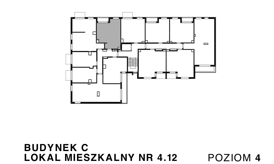Spot Apartamenty – inwestycja Moderna Holding - lokal C – C.4.12