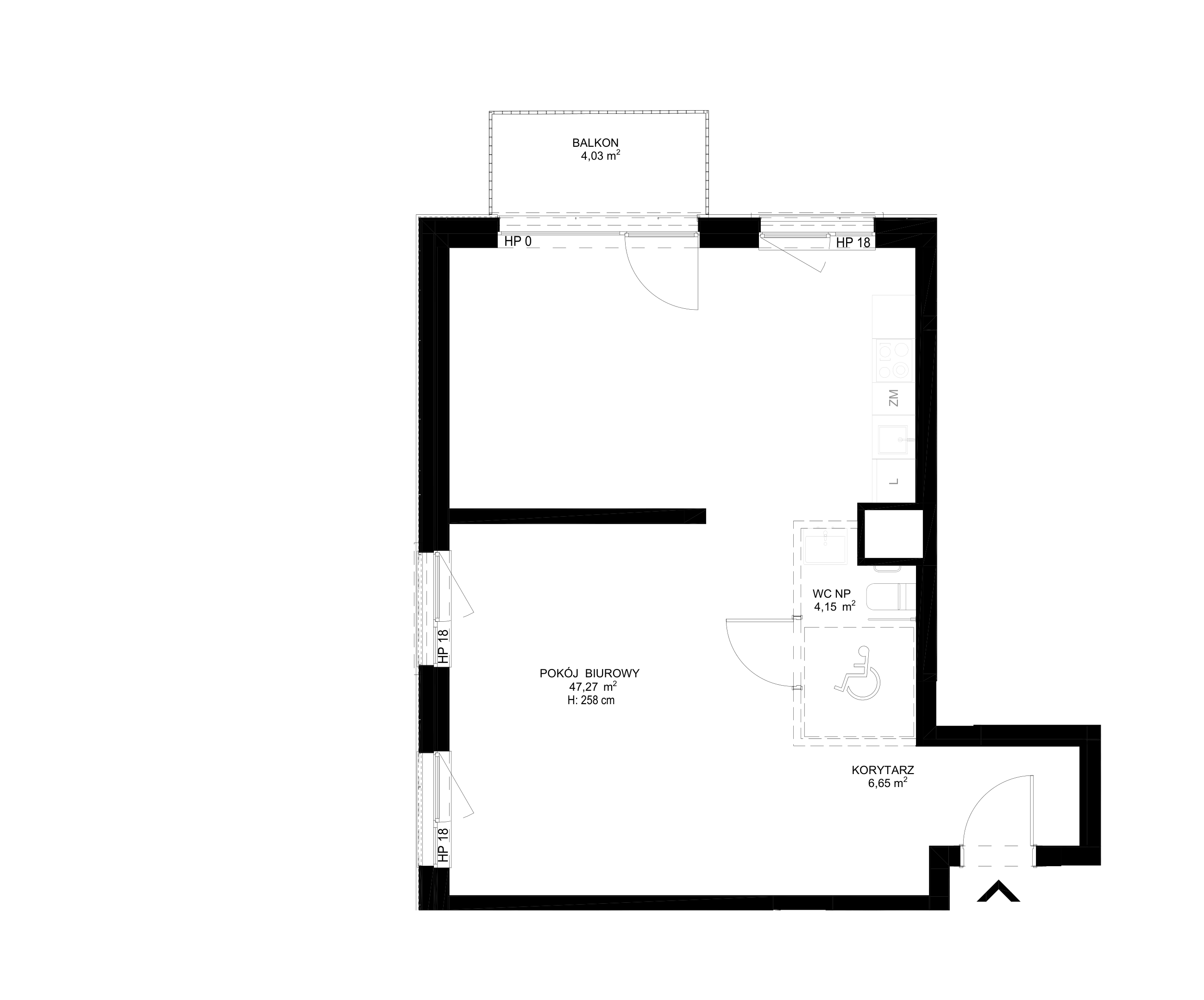 Spot Apartamenty – inwestycja Moderna Holding - lokal C – C.4.11