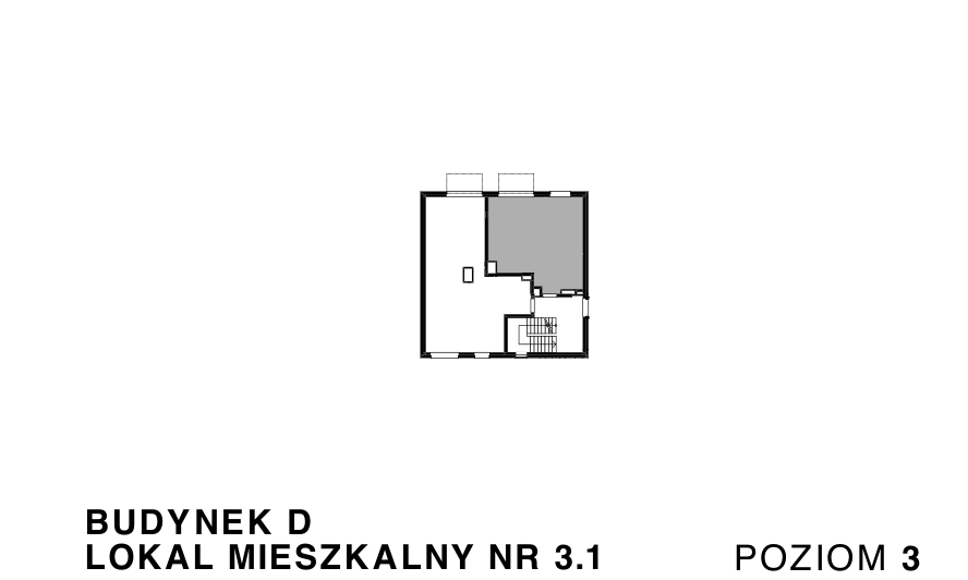 Spot Apartamenty – inwestycja Moderna Holding - lokal D – D.3.1