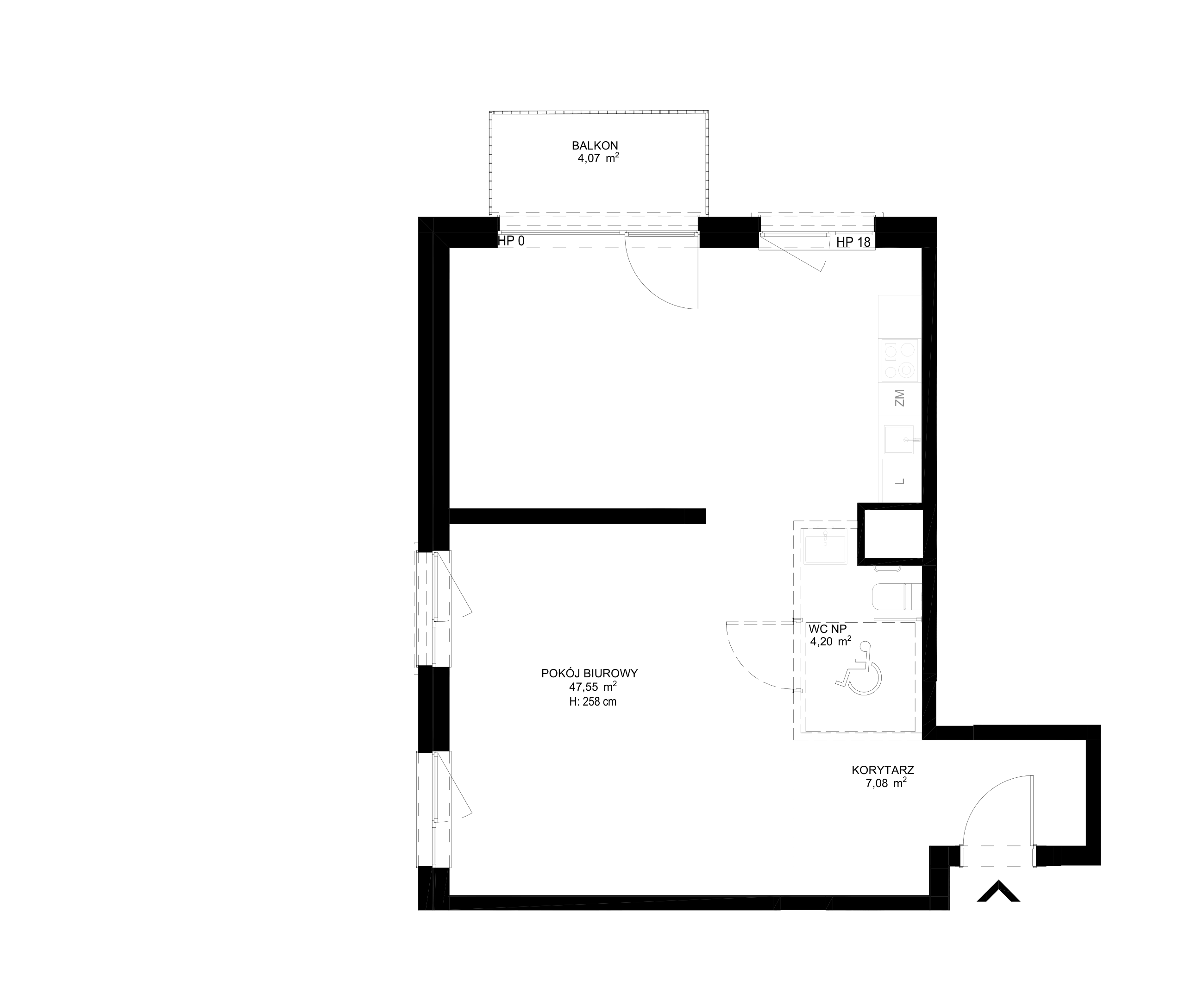 Spot Apartamenty – inwestycja Moderna Holding - lokal C – C.3.11