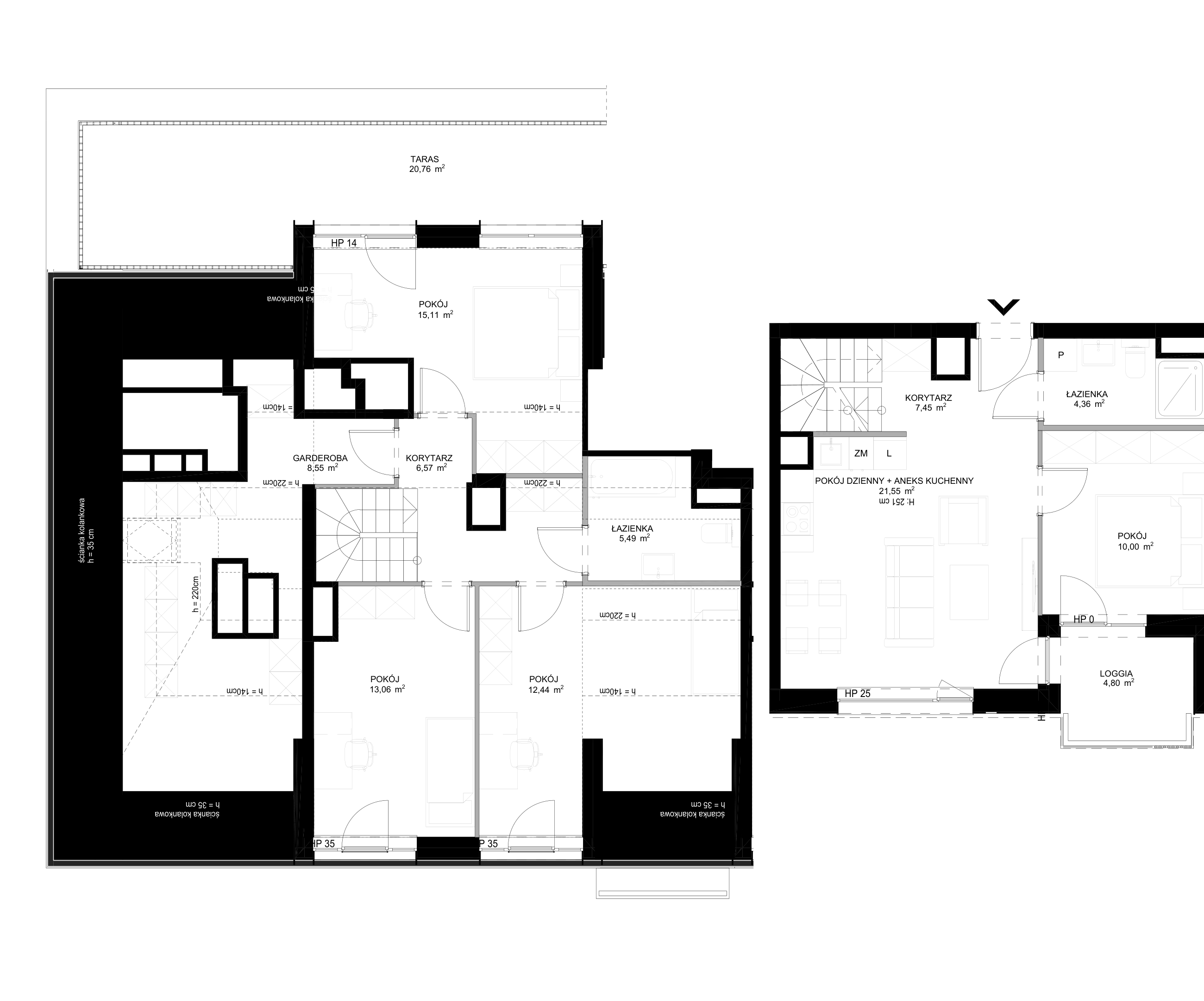 Spot Apartamenty – inwestycja Moderna Holding - lokal A – A.3.8