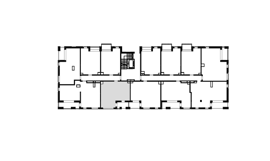 Apartamenty SCALA w Śródmieściu Gdańska - lokal H – H-58 (E)