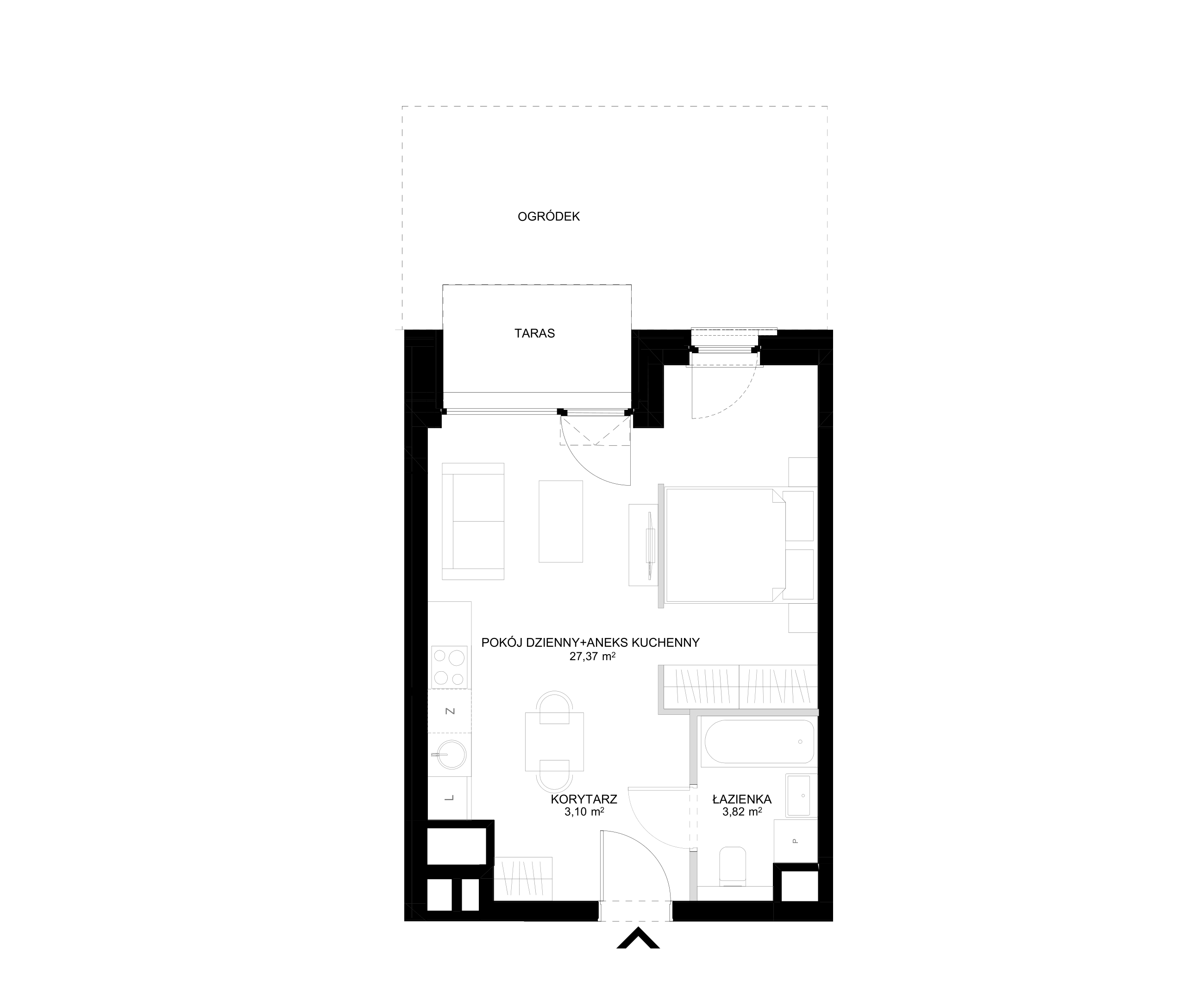 Apartamenty SCALA w Śródmieściu Gdańska - lokal G – G-1 (C)