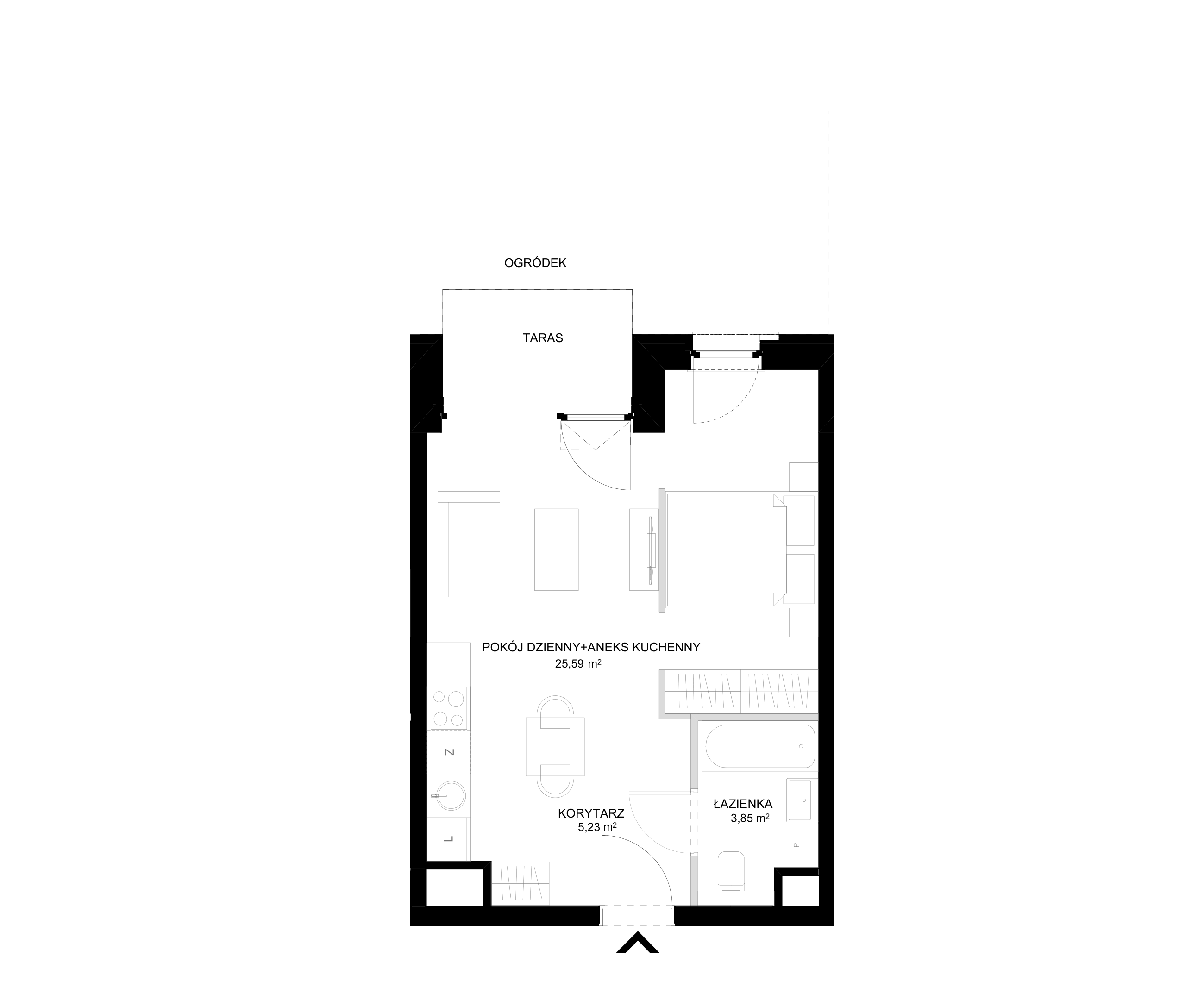 Apartamenty SCALA w Śródmieściu Gdańska - lokal G – G-2 (E)