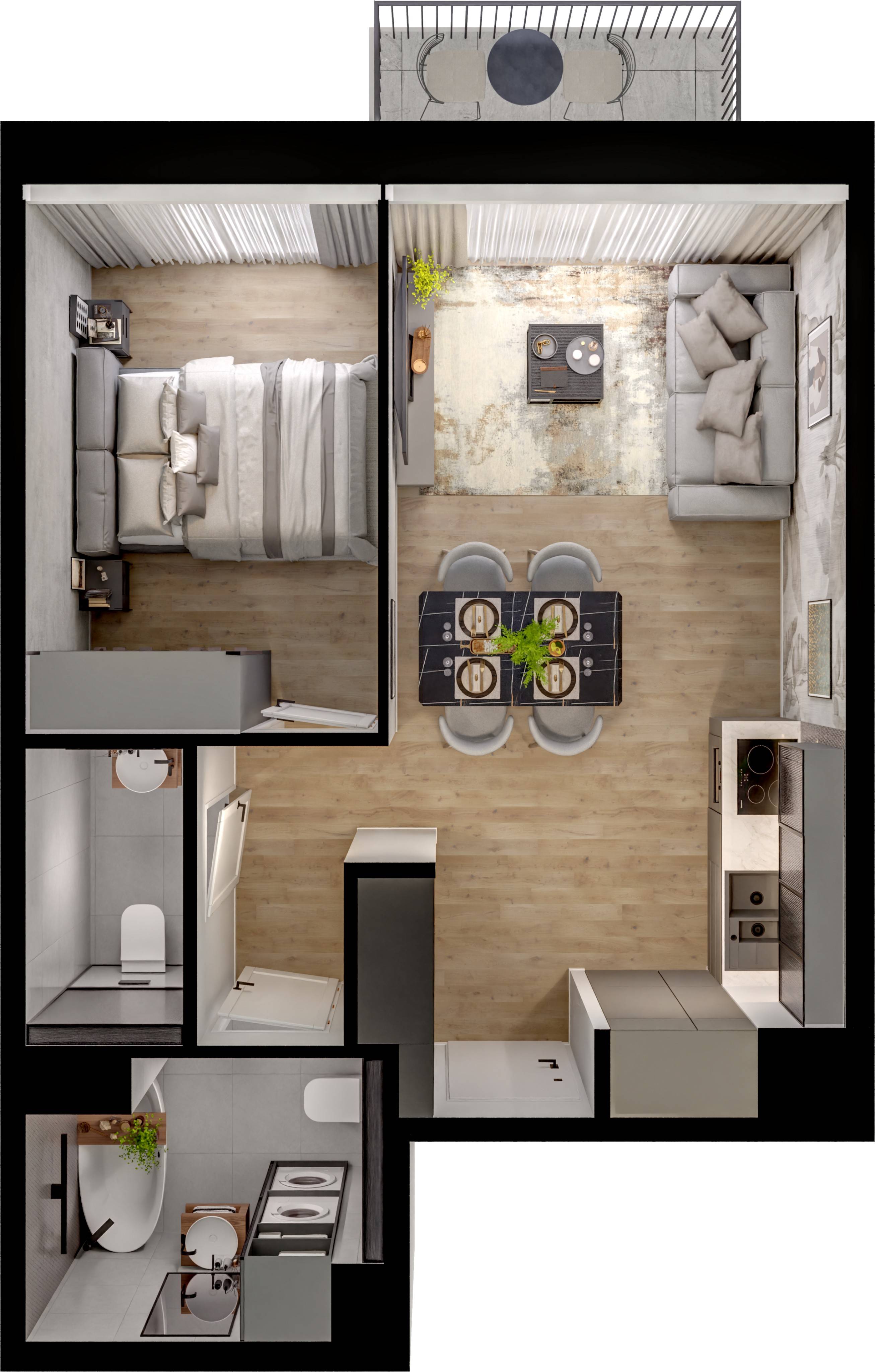 Concept Ćwiklińska – inwestycja Victoria Dom - lokal 113, budynek A
