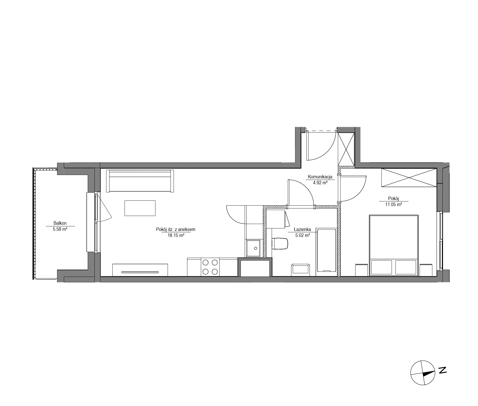 Apartamenty Lira House - lokal LH/LHA/D/5/1, budynek LHA