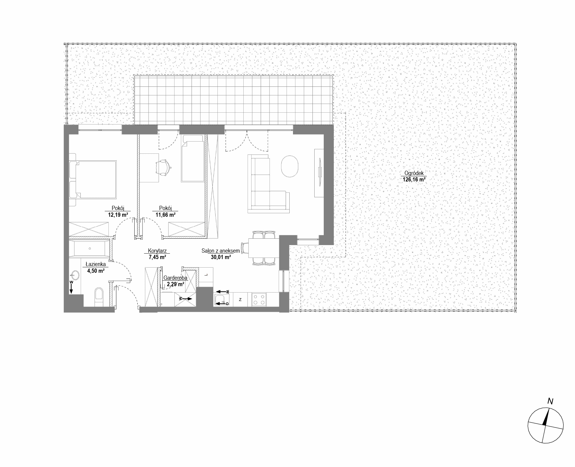 Piątkowo Residence – inwestycja Robyg - lokal H3.0M03