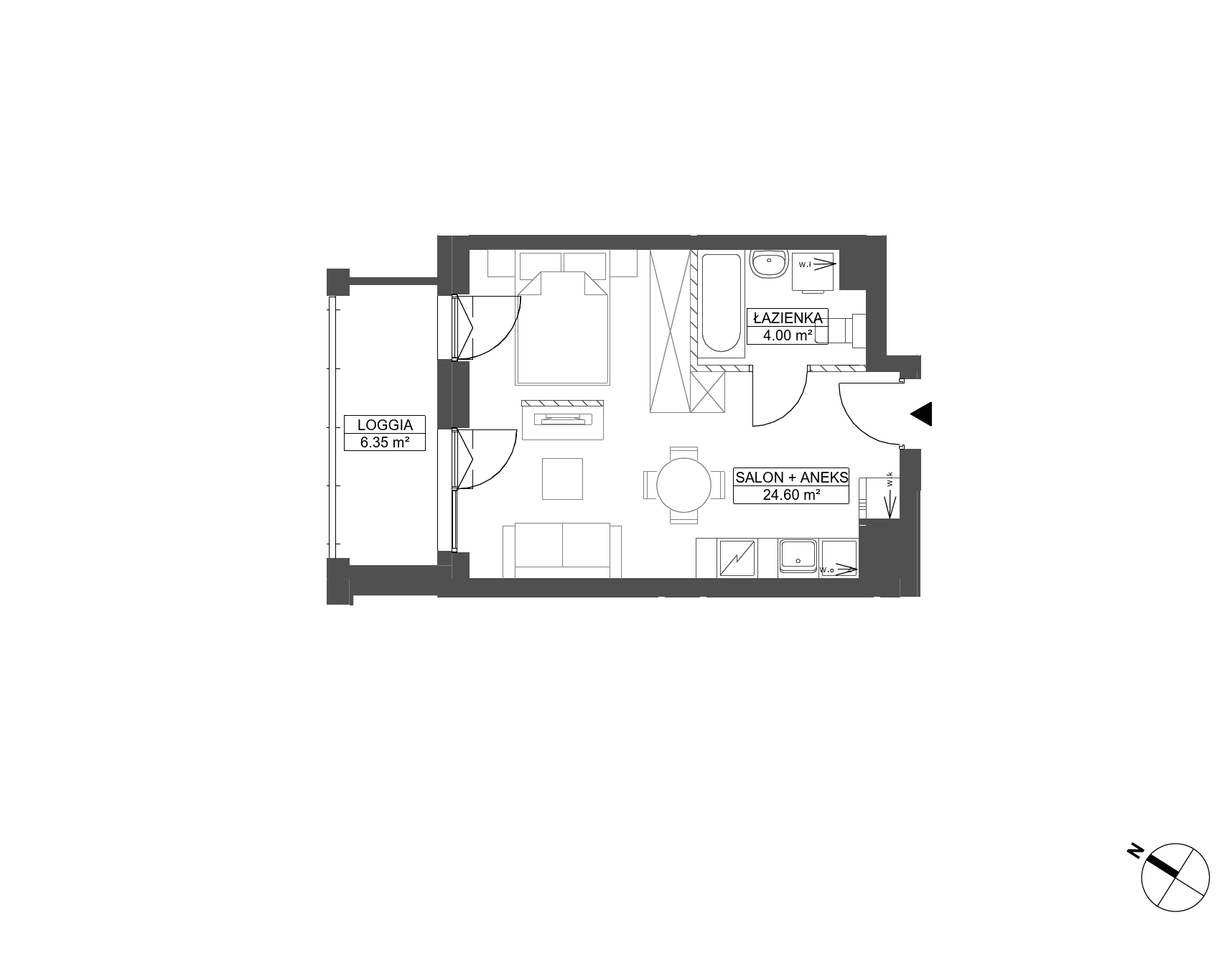 WENDY – inwestycja Robyg - lokal C.3M15
